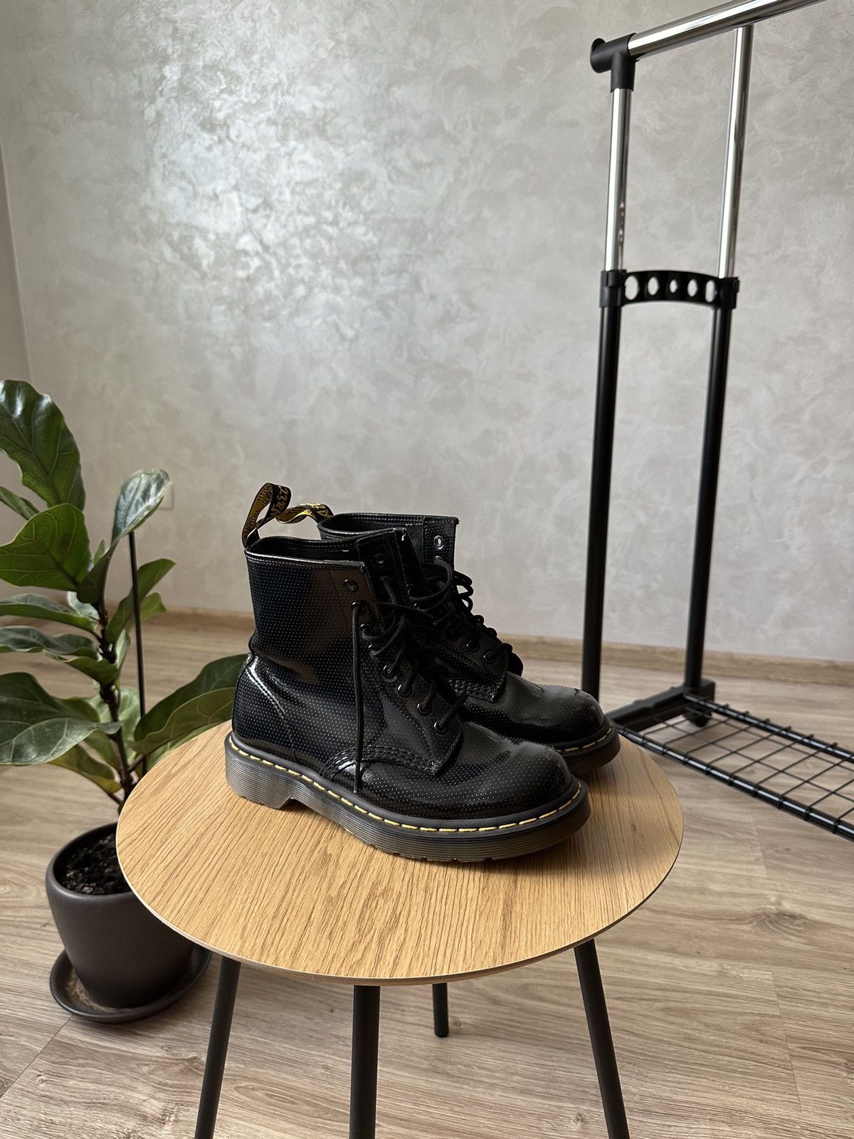 Dr. Martens Dr. Martens Dot Leather Combat Boots Size US 8.5 / IT 38.5 - 1 Thumbnail