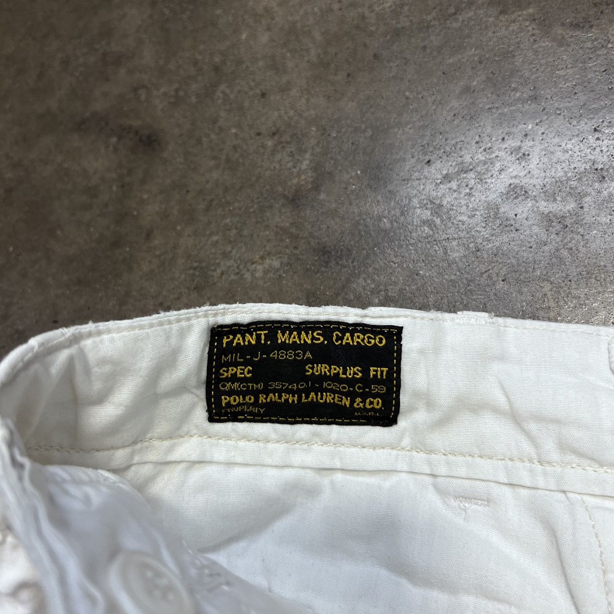 Polo Ralph Lauren × Vintage Vintage 90s Polo Ralph Lauren Military Cargo Pants Surplus Size US 32 / EU 48 - 11 Thumbnail