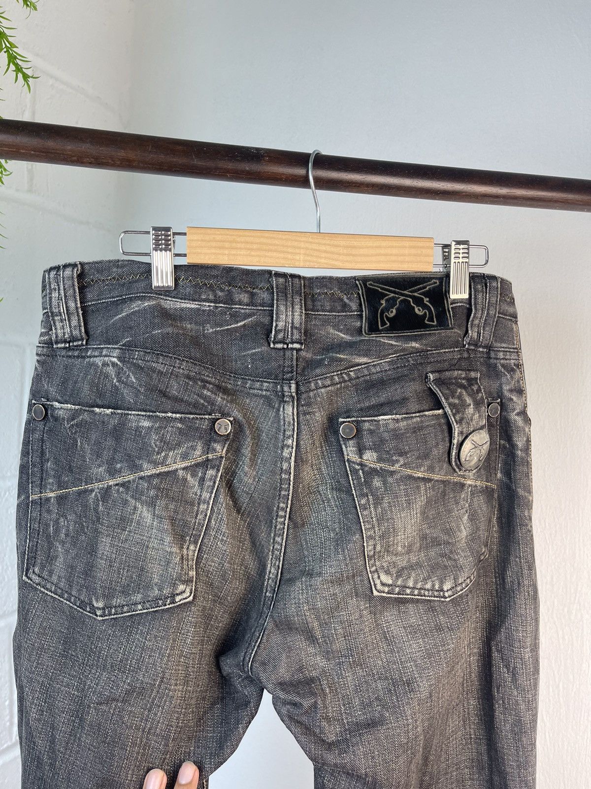 Roar Roar Japan knee damage Denim Pants Size US 34 / EU 50 - 13 Thumbnail