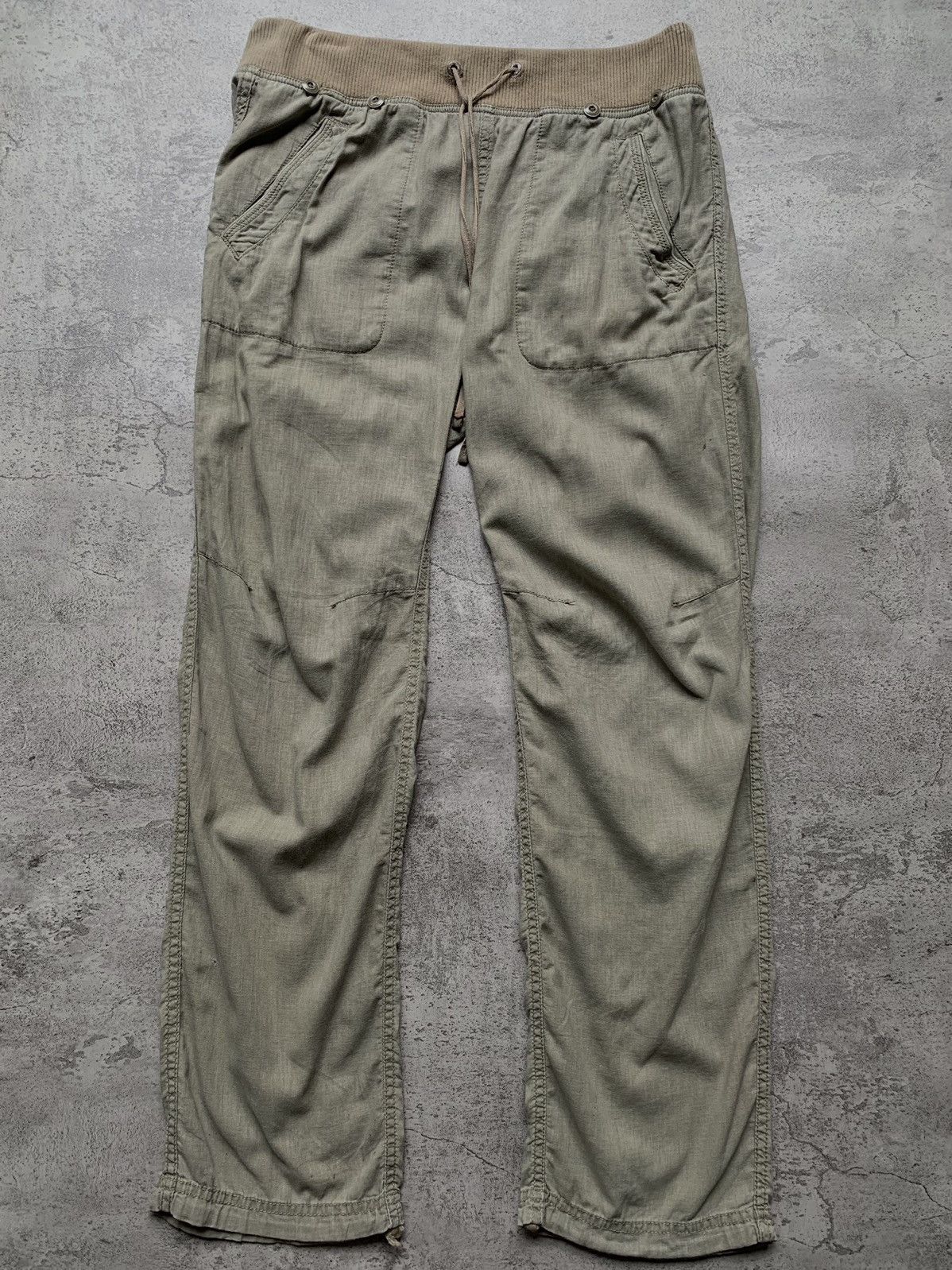 image of If Six Was Nine x Kmrii Goa Drawstring Pants in Olive, Men's (Size 30)