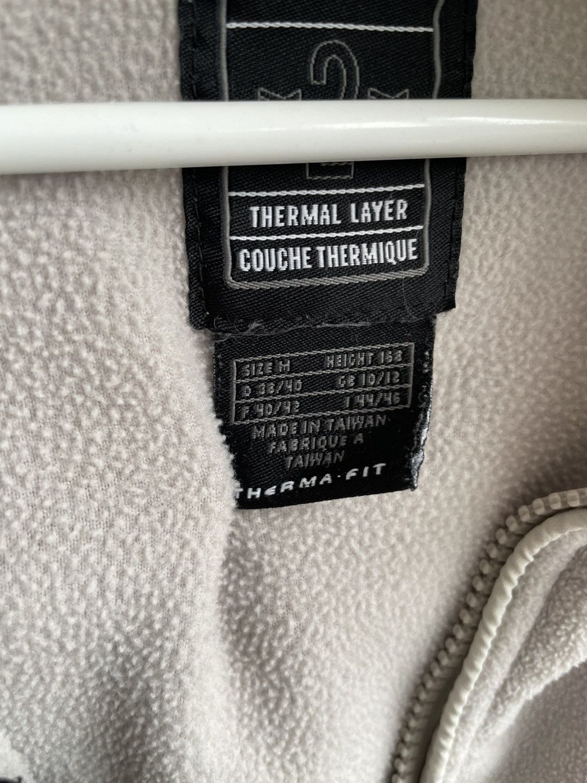 Nike ACG Nike Acg Vintage 90s Track Top Beige Fleece Zip Sweater Size M / US 6-8 / IT 42-44 - 10 Thumbnail
