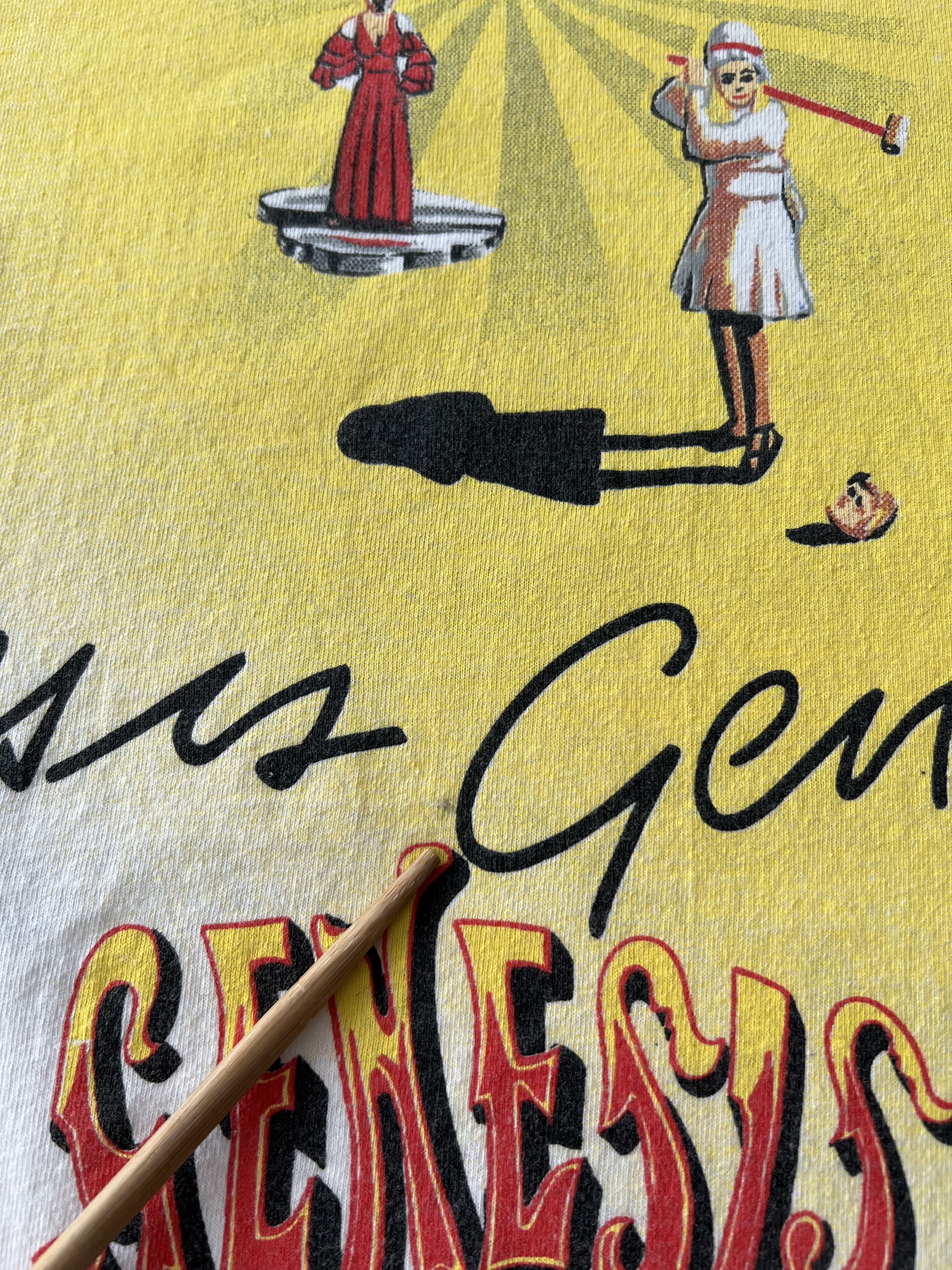 Band Tees Vintage 1992 Genesis Pop Rock Tour Phil Collins AOP T-shirt Size US L / EU 52-54 / 3 - 7 Thumbnail