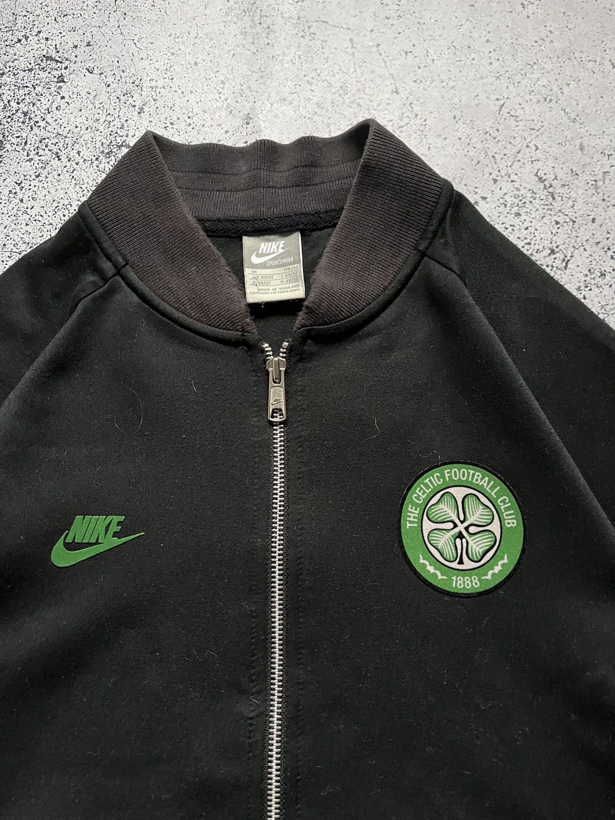 Vintage Nike Celtic Football Track Jacket Soccer Y2K USA