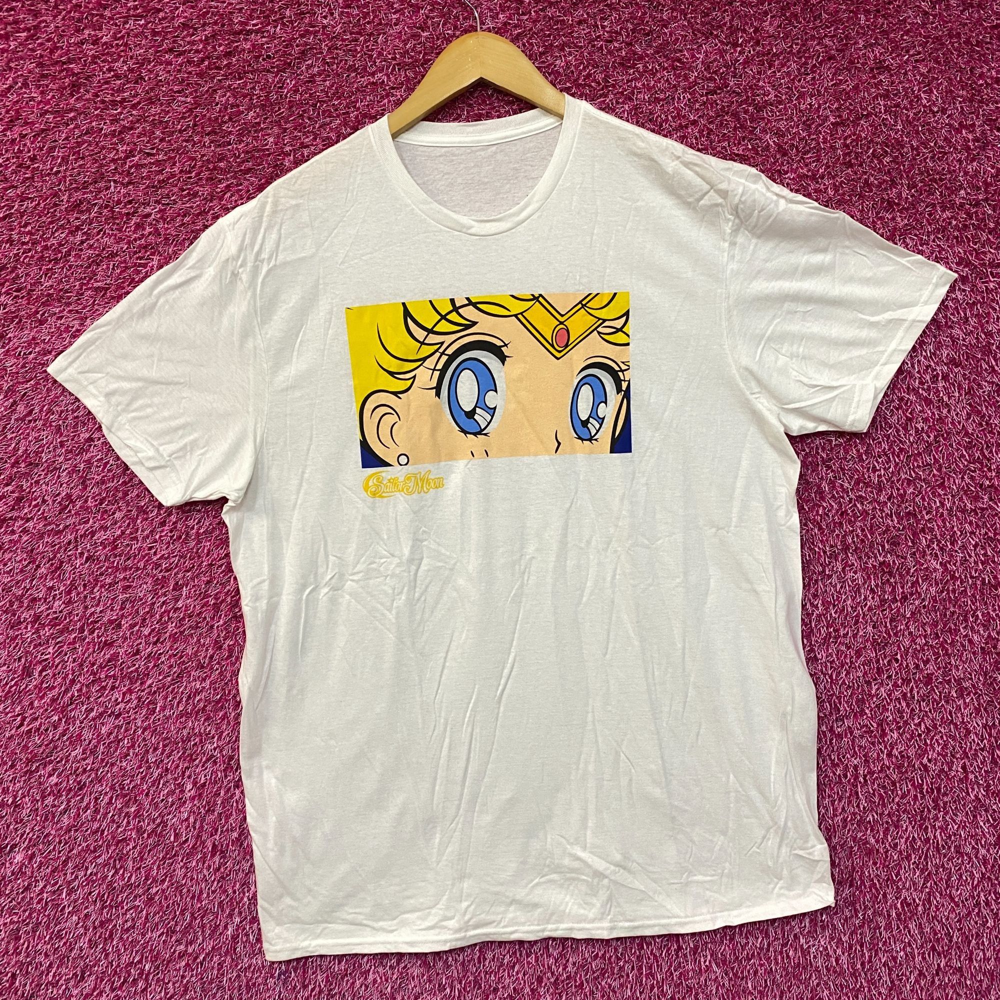 Anime Sailor Moon Pretty Guardian Glimmering Eyes Anime T-Shirt L Size US L / EU 52-54 / 3 - 3 Thumbnail