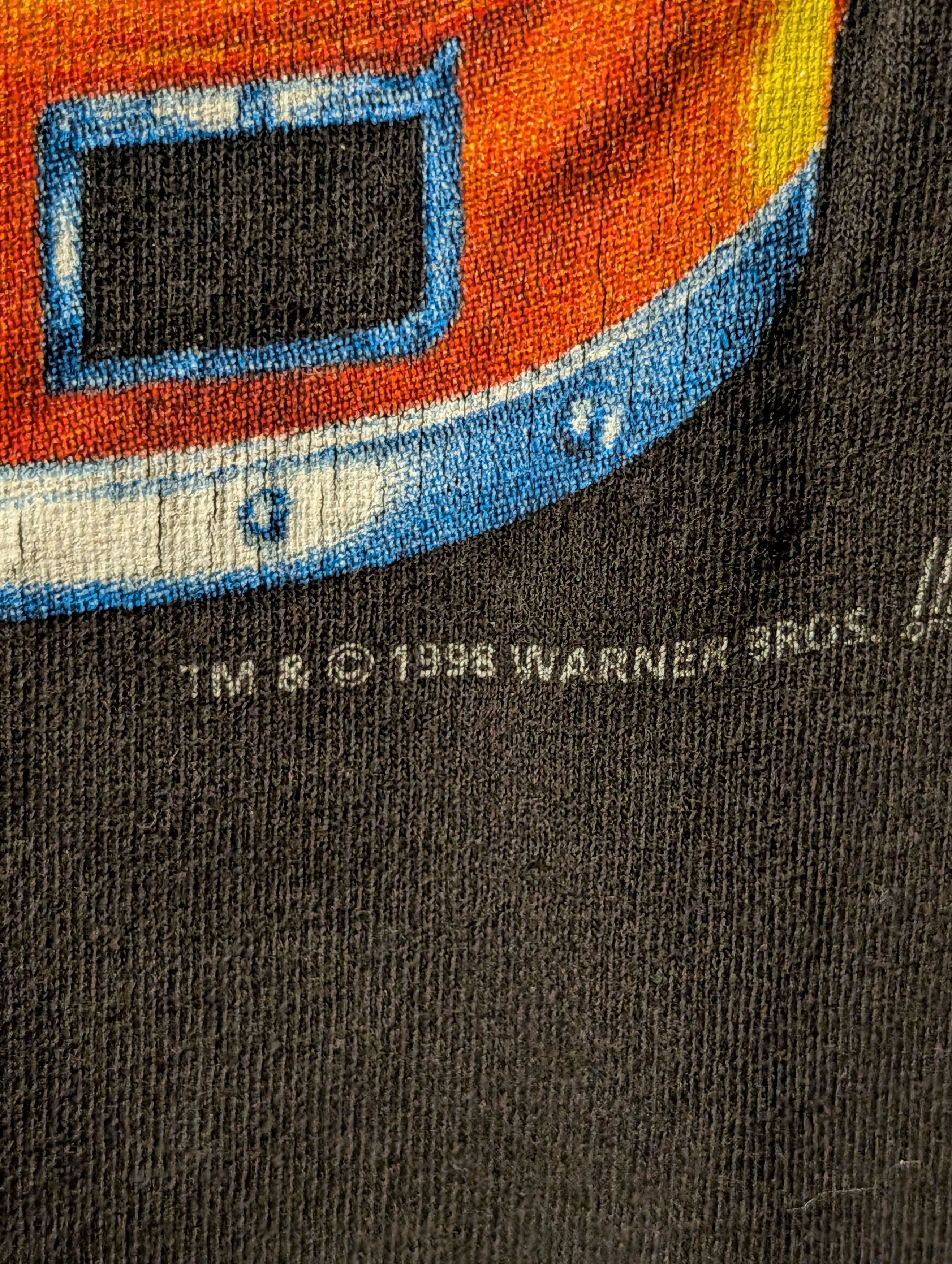 NASCAR Vintage 1998 Looney Tunes Taz Nascar Racing Speedway T-Shirt Size US XL / EU 56 / 4 - 3 Thumbnail