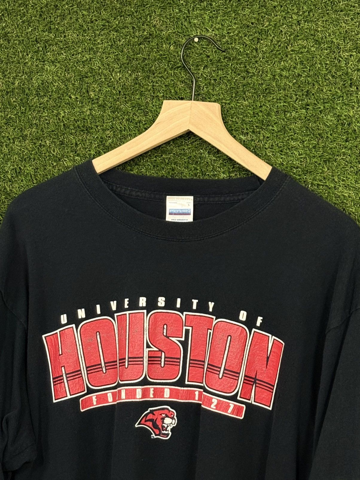Vintage Vintage University of Houston Cougar Long Sleeve Shirt Texas Size US L / EU 52-54 / 3 - 3 Thumbnail