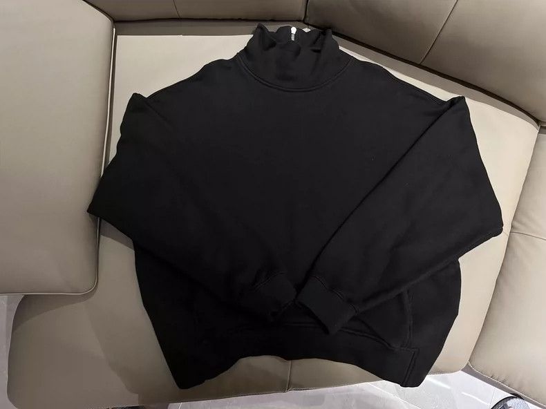 Fear of God Fear of God 4th Back Zip Mockneck Sweatshirt - dmc Size US S / EU 44-46 / 1 - 1 Thumbnail