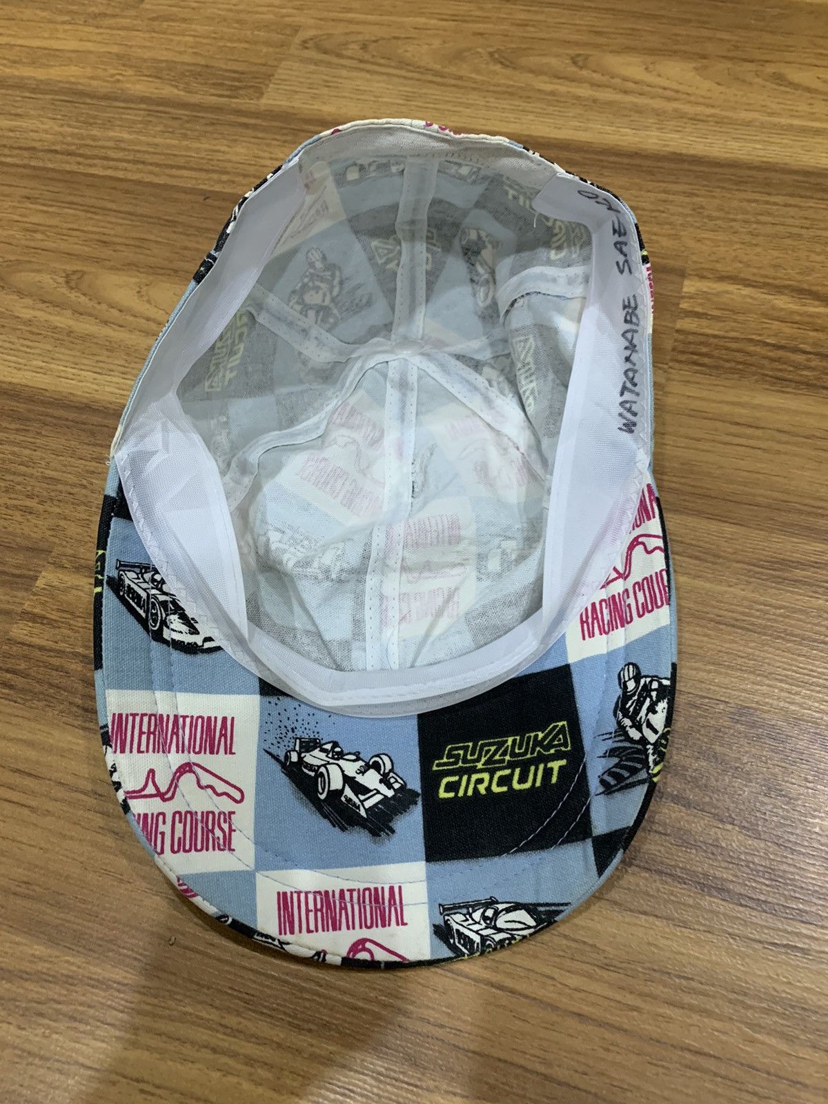 Japanese Brand × Vintage VTG 1980s SUZUKA RACING CIRCUIT STRETCHABLE CAP HAT Size ONE SIZE - 7 Thumbnail