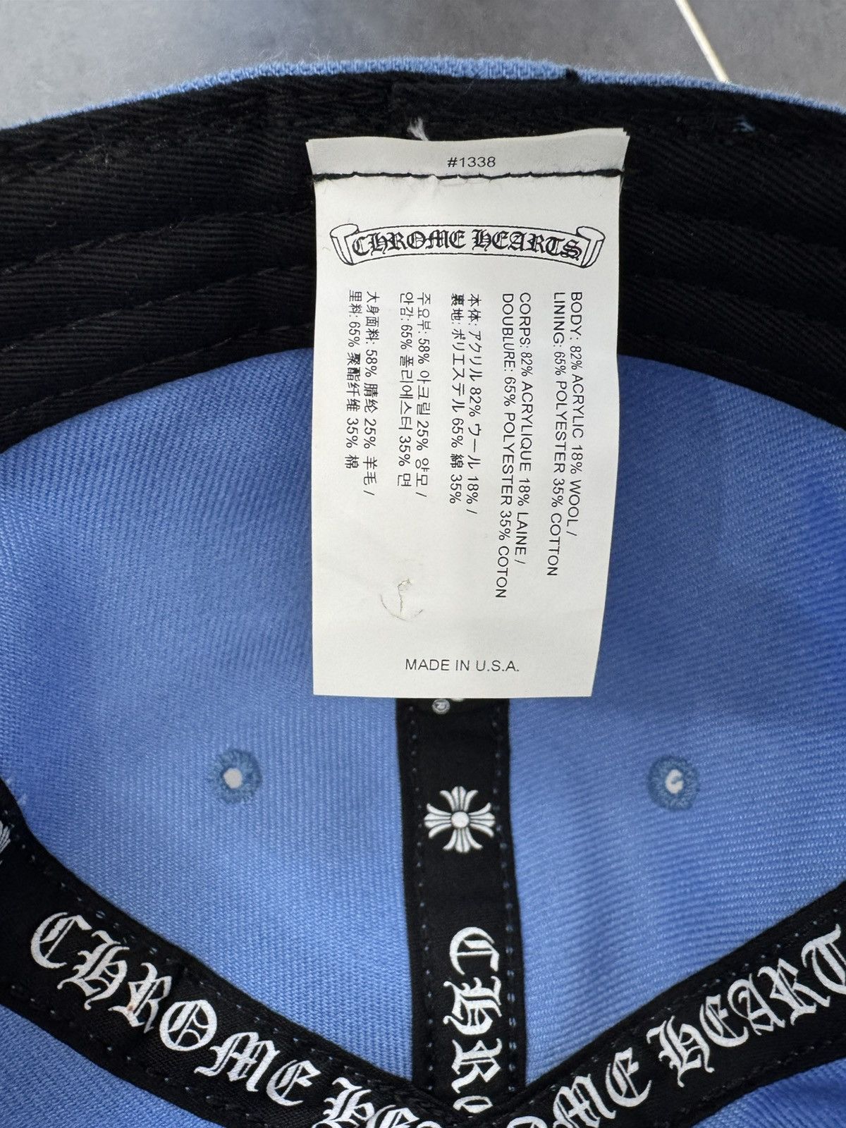 Chrome Hearts Chrome hearts Love you fitted hat Size ONE SIZE - 7 Thumbnail