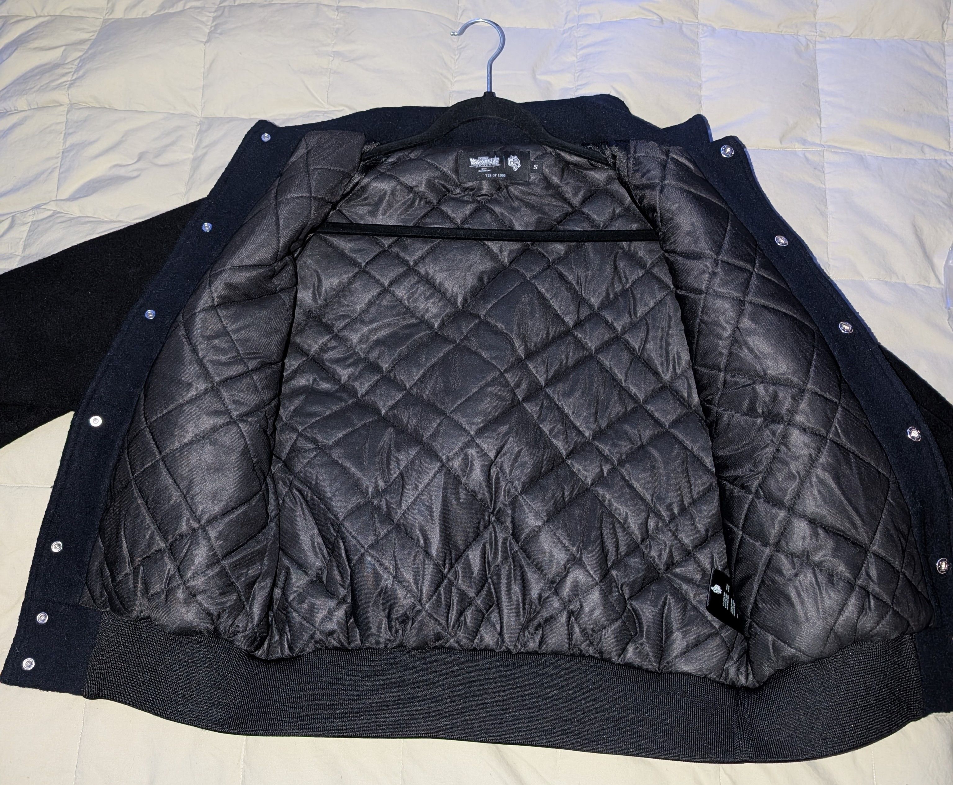 Darc Sport OUR WISH V2 DragonBall Z Shenron LETTERMAN JACKET NAVY/BLACK Size US S / EU 44-46 / 1 - 5 Thumbnail
