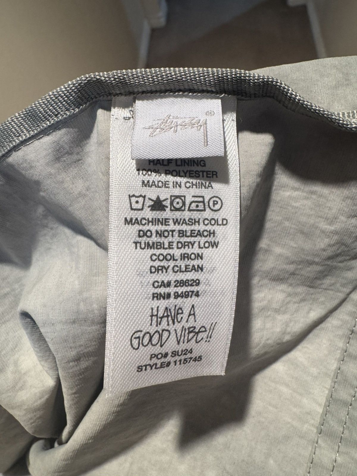 Stussy Stussy Beach Shell Wave Dye Zip Hoodie 'Sage' Size US XXL / EU 58 / 5 - 9 Thumbnail