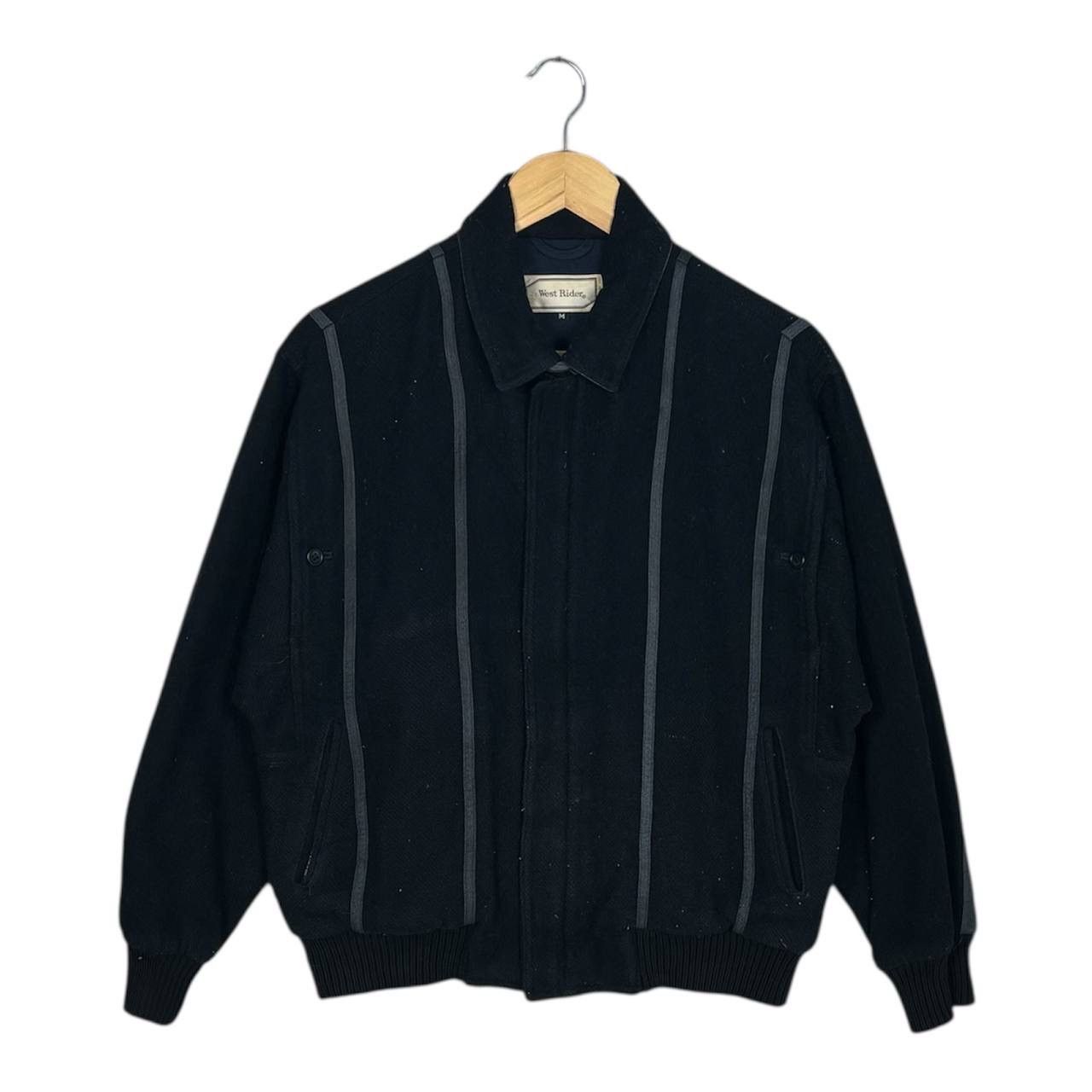 WEST RIDE Vintage West Rider Black Wool Blend Jacket Size US M / EU 48-50 / 2 - 1 Thumbnail
