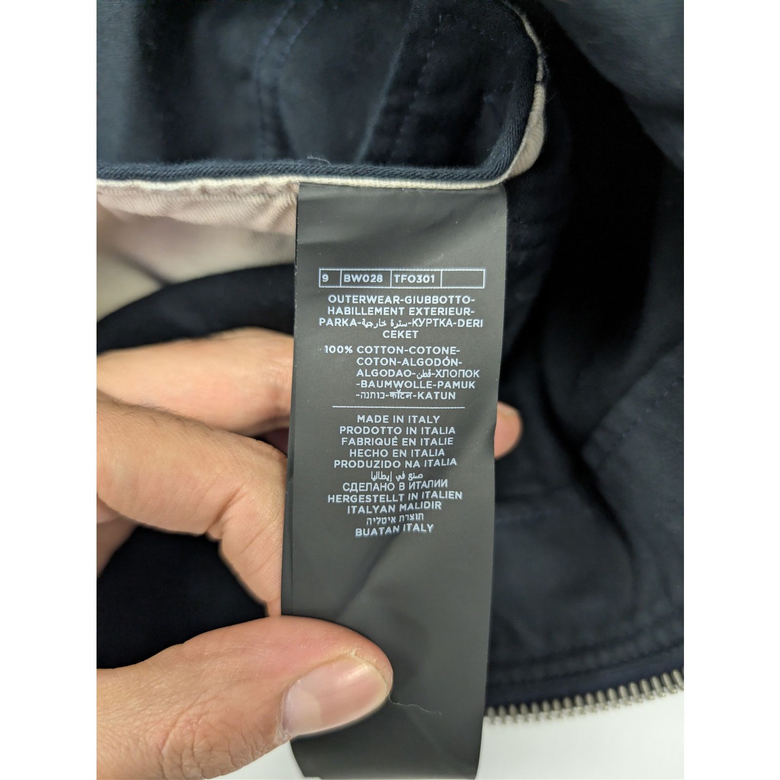 Tom Ford o1rshd1 CC20 Zip-up Jacket in Navy Blue Size US M / EU 48-50 / 2 - 18 Thumbnail