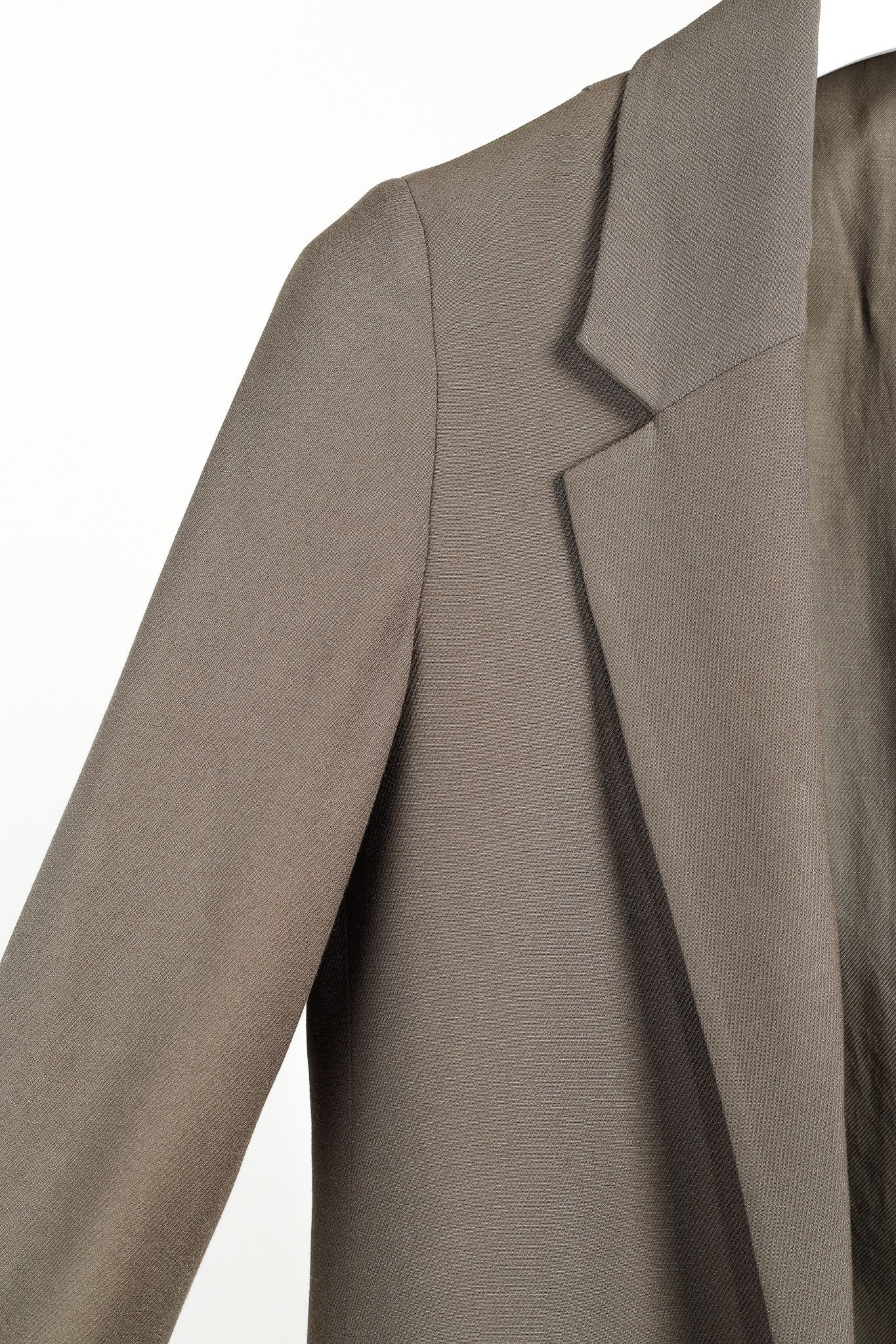 Allsaints All Saints Aleida Khaki Green Oversized No-Closure Blazer Size XS / US 0-2 / IT 36-38 - 5 Thumbnail