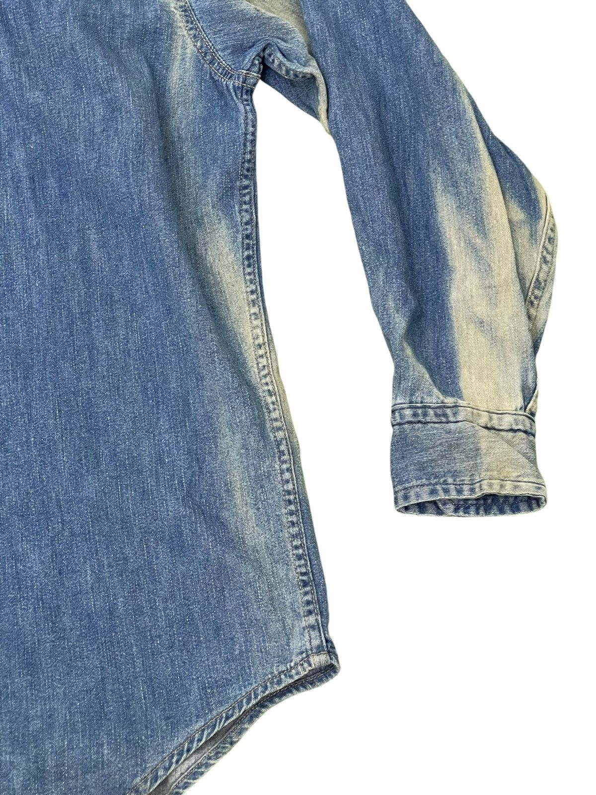 Blue Blue Japan Sun Faded Blue Blue Japan Denim Shirt Westerner 6🟩0 Size US M / EU 48-50 / 2 - 11 Thumbnail