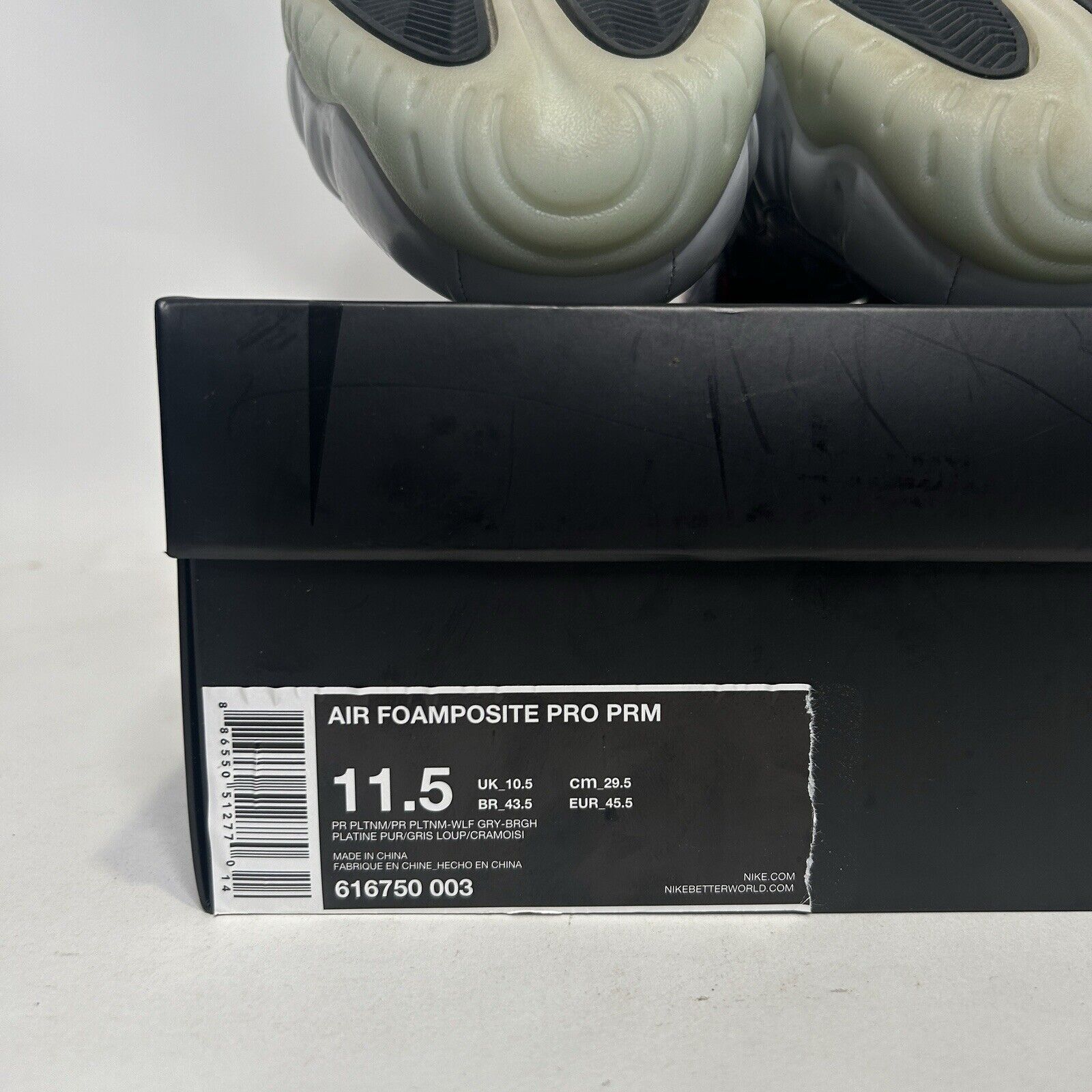 Nike Nike Air Foamposite Pro Premium “Pure Platinum” 2024 Size US 11.5 / EU 44-45 - 8 Thumbnail