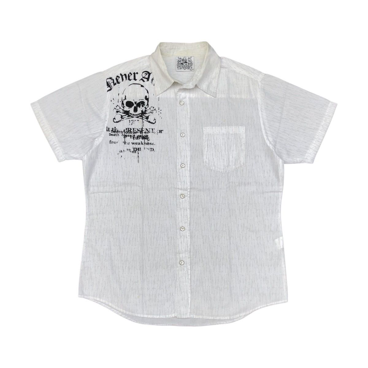 If Six Was Nine × Japanese Brand Vintage Strange Heaven Skull Shirt Size US L / EU 52-54 / 3 - 1 Thumbnail