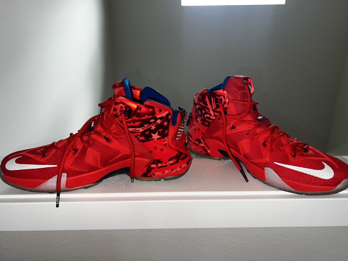 Nike LeBron 12 USA Size US 12 / EU 45 - 2 Thumbnail