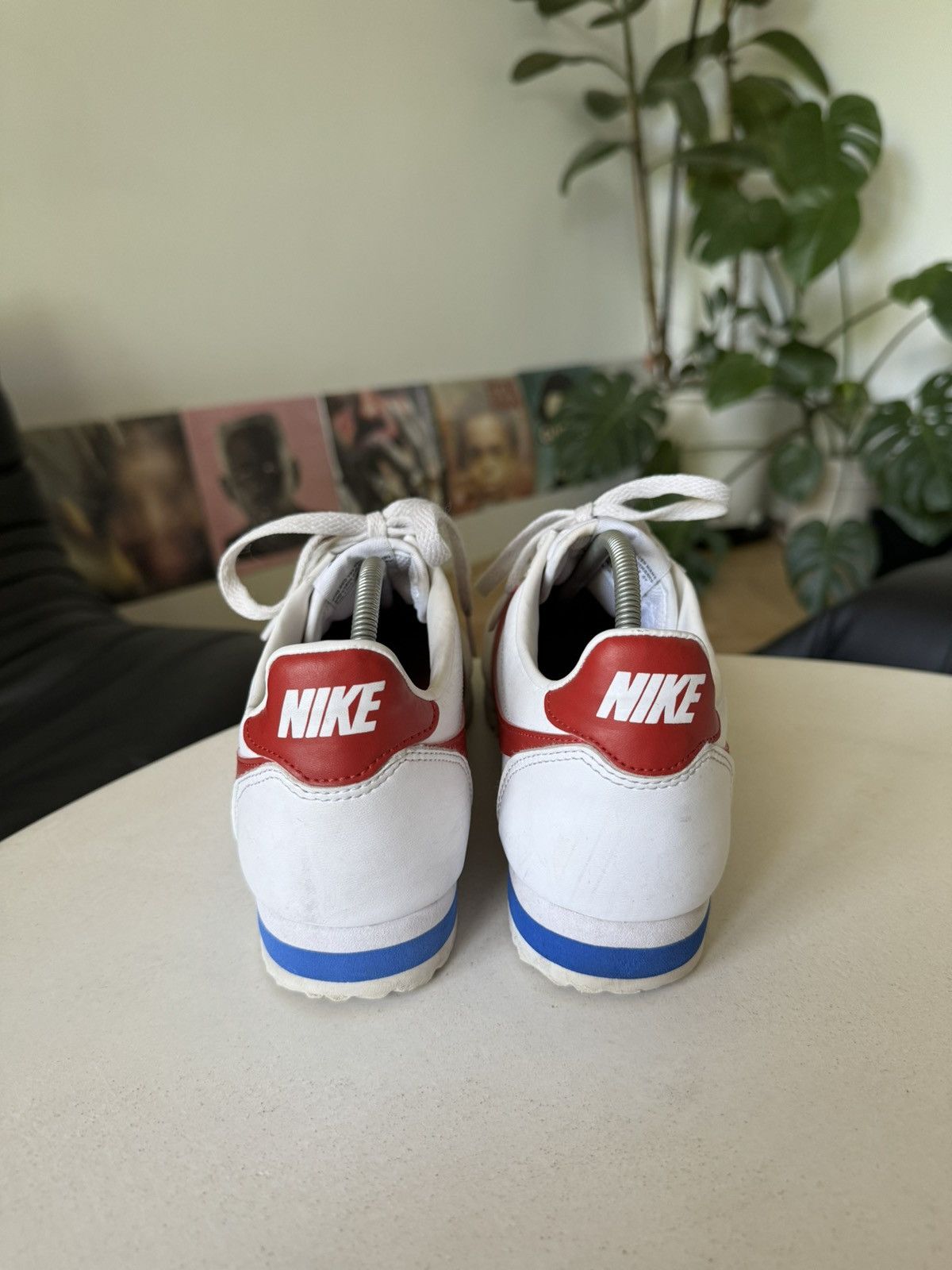 Nike Nike Cortez Basic “Forrest Gump” Leather Low Sneakers Hype Size US 8.5 / EU 41-42 - 4 Thumbnail