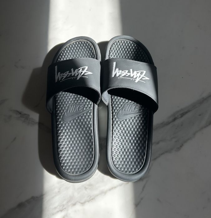 stussy x nike sandals