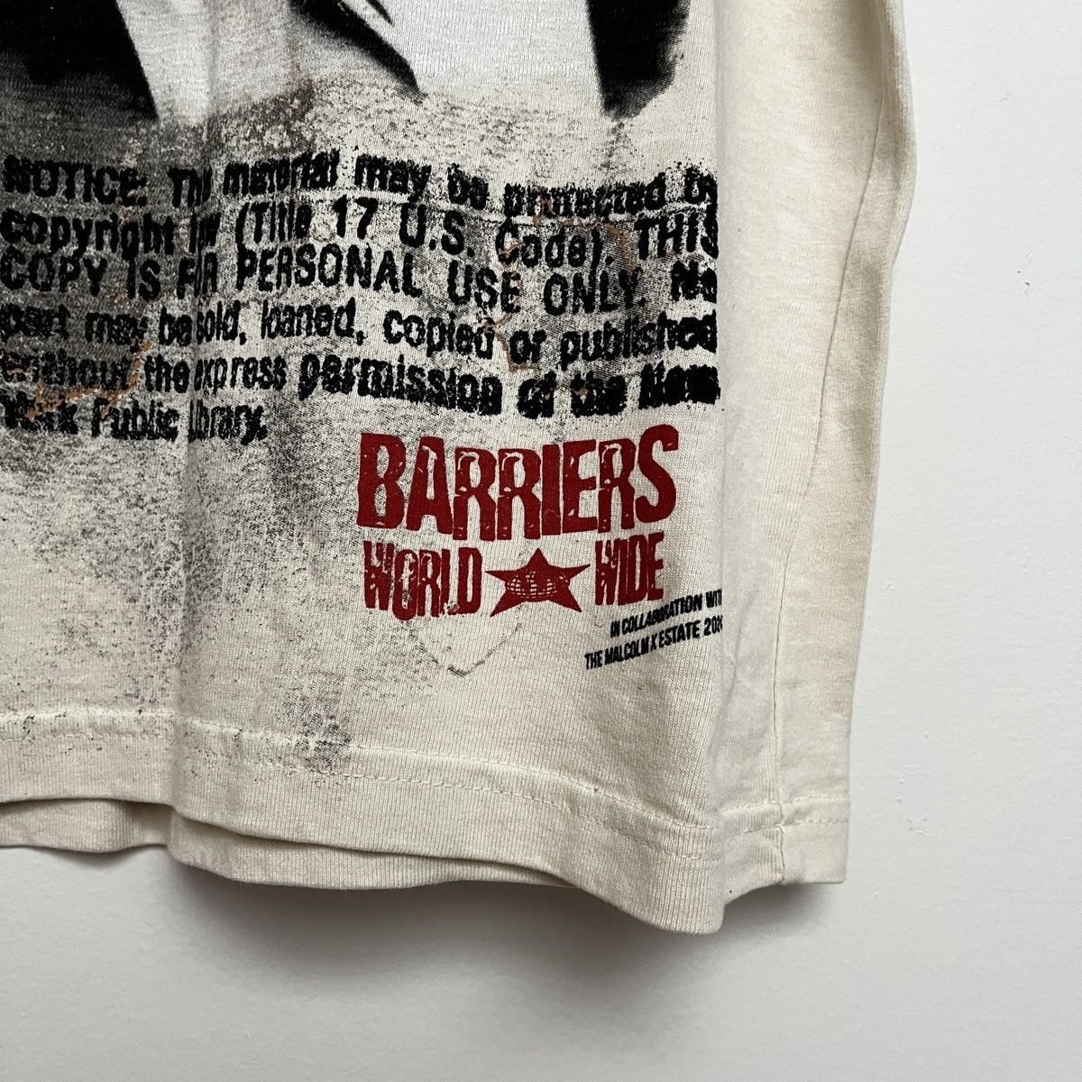 Barriers Barriers Ny Malcolm X T Shirt (unisex) Size US S / EU 44-46 / 1 - 5 Thumbnail