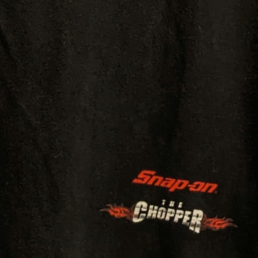 Gildan Vintage Snap On Tools Chopper Short Sleeve T-Shirt Men's 2X Size US XL / EU 56 / 4 - 6 Thumbnail