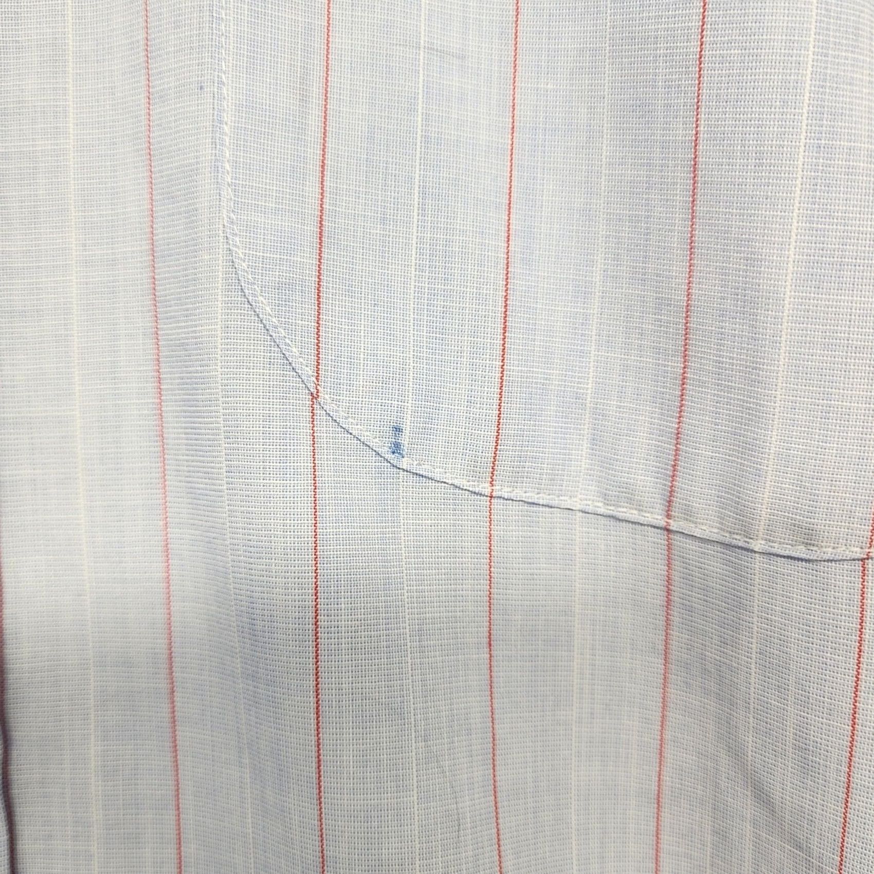 Vintage VINTAGE Richard Bennett Dress Shirt Mens Medium Blue Striped Office 80s Long Sleeve Button Down Collar USA Size US M / EU 48-50 / 2 - 6 Thumbnail