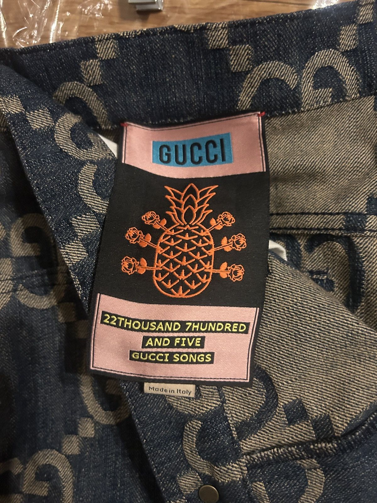 Gucci Gucci Jumbo GG 22 THOUSAND 7 HUNDRED AND FIVE GUCCI Denim Size US 36 / EU 52 - 7 Thumbnail