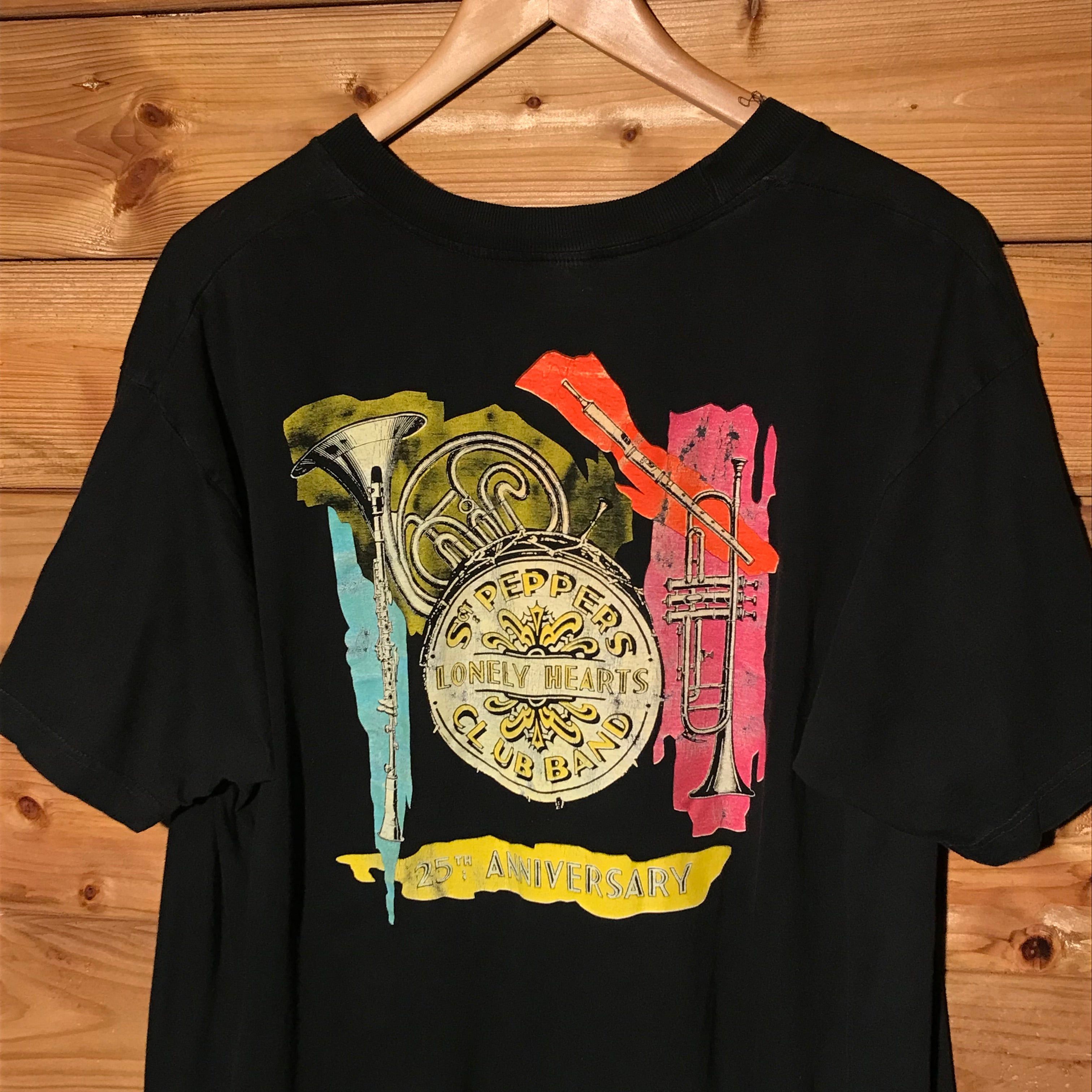 Band Tees × Vintage 1992 The Beatles Sgt. Pepper's Lonely Hearts 25th Ann tee Size US XL / EU 56 / 4 - 3 Thumbnail