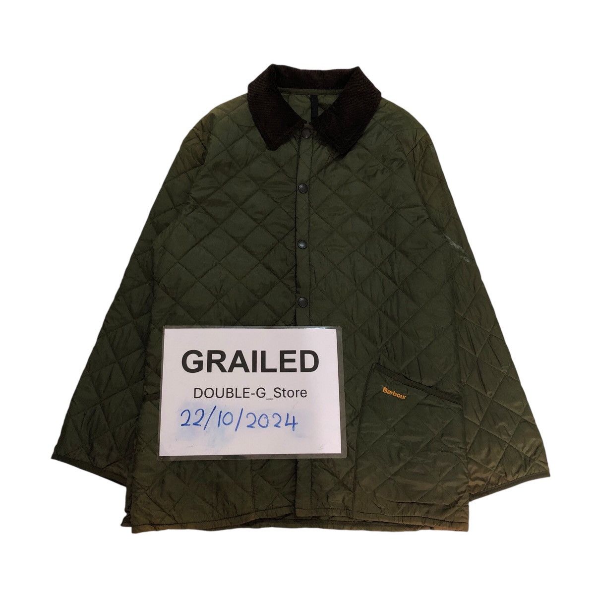 Barbour 📌Vintage Snap Button Quilted Jacket Chore Barbour Size US S / EU 44-46 / 1 - 1 Thumbnail