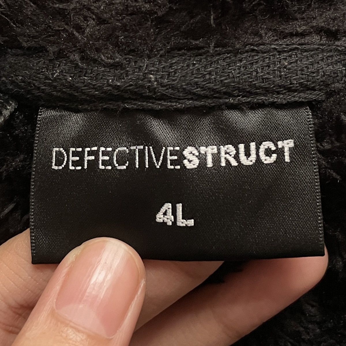 Japanese Brand Vintage Japanese Brand Defective Struct Fleece Hoodie 2000s Size US M / EU 48-50 / 2 - 12 Thumbnail