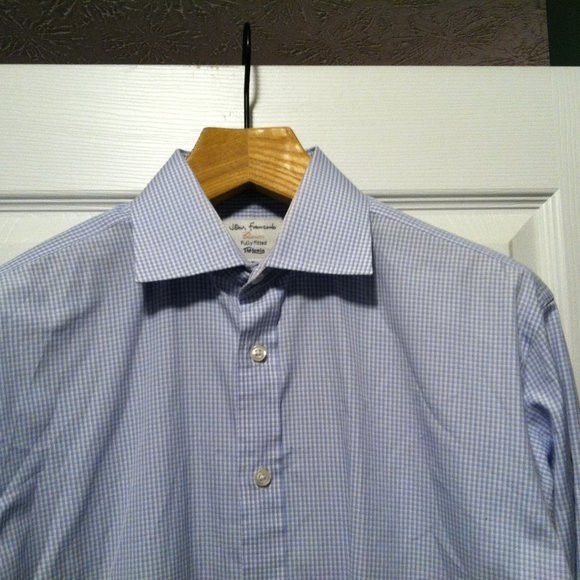 T.M. Lewin T.M LEWIN MEN'S LILAC COTTON DRESS SHIRT SIZE: 16-41 Size US L / EU 52-54 / 3 - 1 Thumbnail
