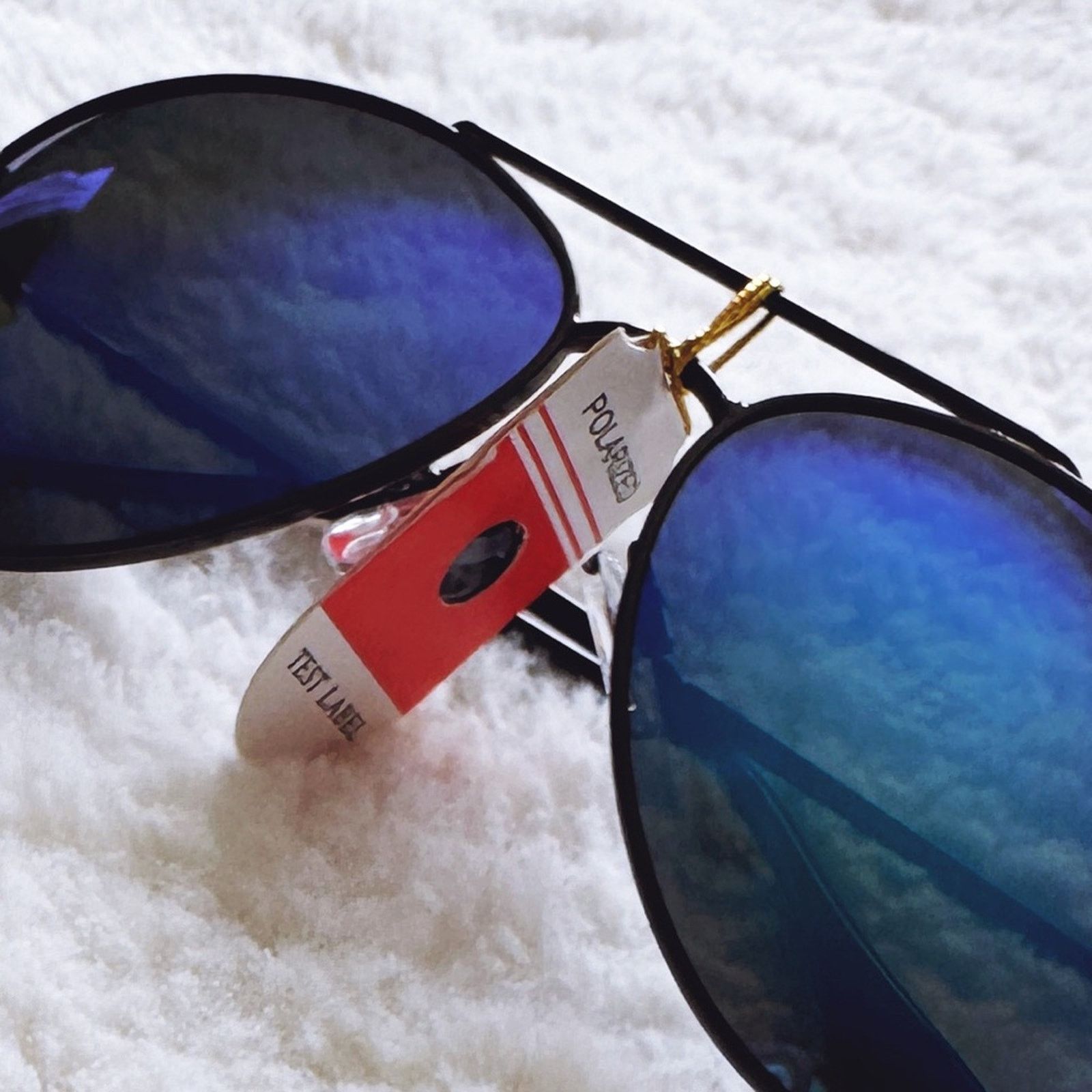 Other Freya Blue w/Black Rim Mirrored Sunglasses Size ONE SIZE - 2 Thumbnail