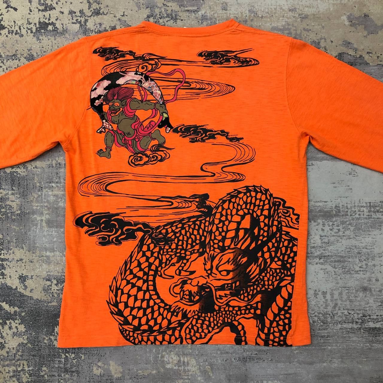 Japanese Brand T370 JAPAN SUKAJAN YAKUZA TATOO LONG SLEEVE TEE Size US L / EU 52-54 / 3 - 1 Thumbnail