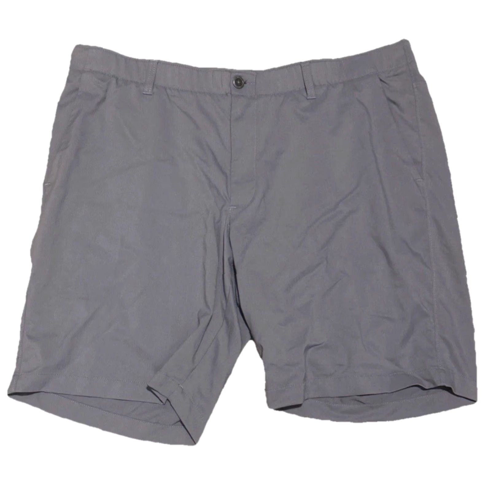 Under Armour Under Armour gray Shorts Mens elastic waist 42 Heat Gear Casual Chino 4 pockets Slash Pocket Regular rise 9.5 in Inseam 9.5 in Size US 42 / EU 58 - 2 Thumbnail
