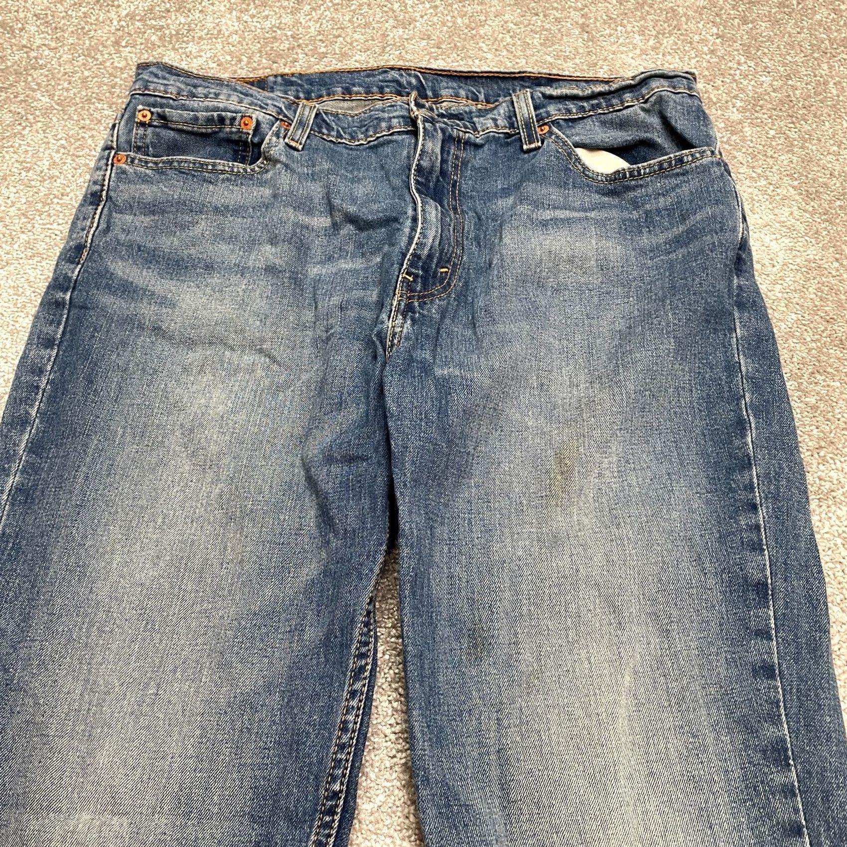 Levi's Levi's 511 Slim Fit Denim Jeans Mens 38x32 Blue Medium Wash Straight Leg 5-Pocket Design Cotton JeansMens Size US 38 / EU 54 - 7 Thumbnail