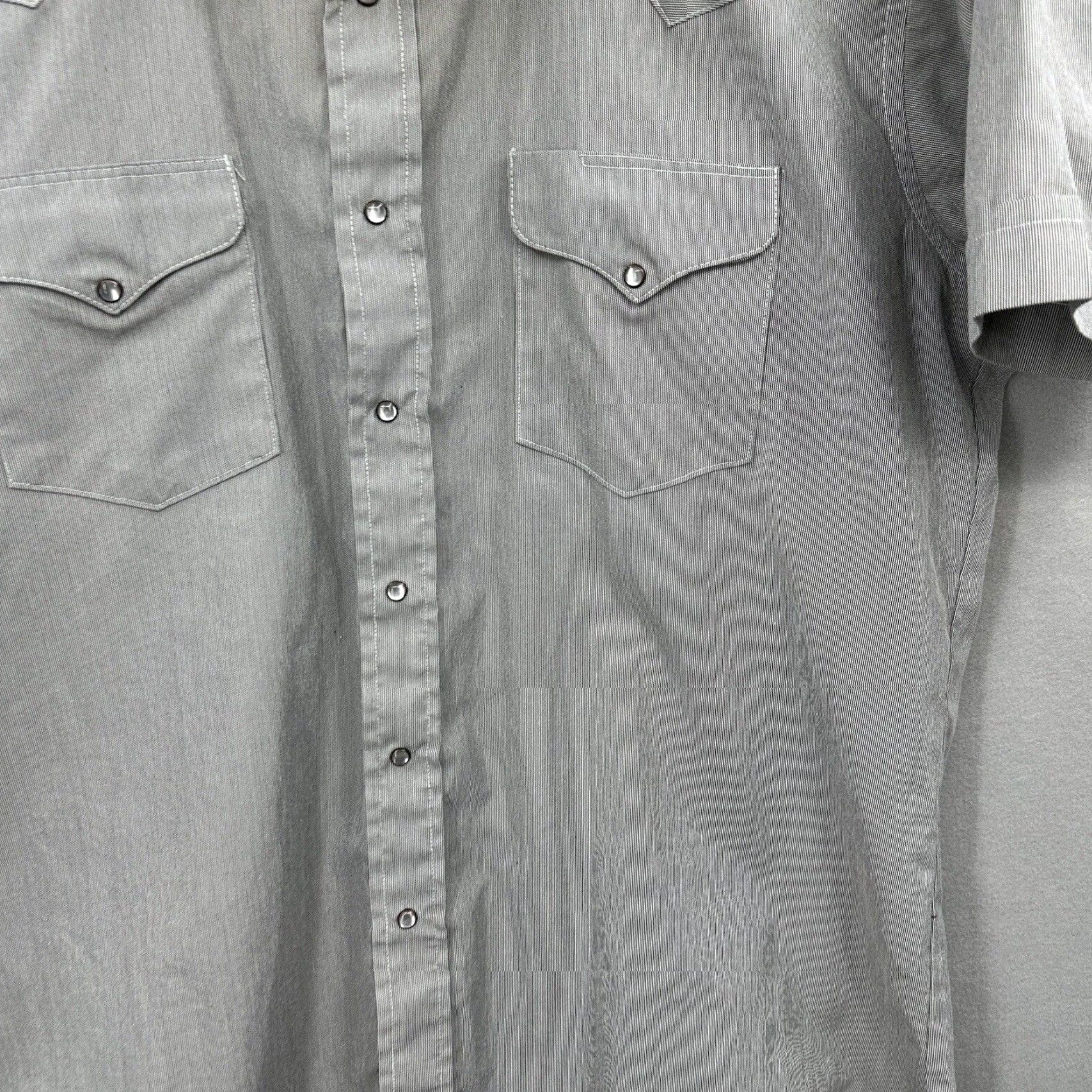 Vintage Vintage Flying R Ranchwear Cowboy Shirt Men 18 Pearl Snap Stripe Western Cotton Casual Size US L / EU 52-54 / 3 - 3 Thumbnail