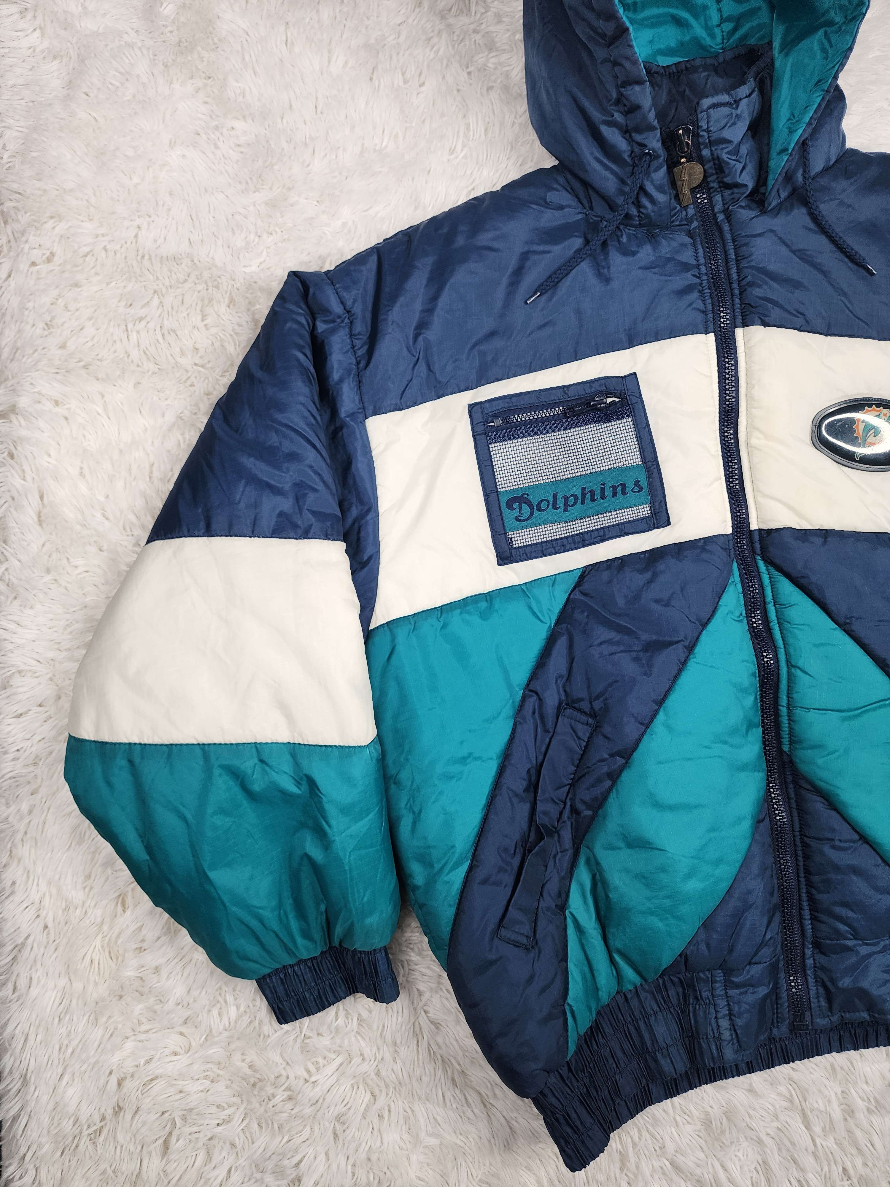 NFL Vintage NFL Miami Dolphins Pro player puffer jacket Size US L / EU 52-54 / 3 - 3 Thumbnail