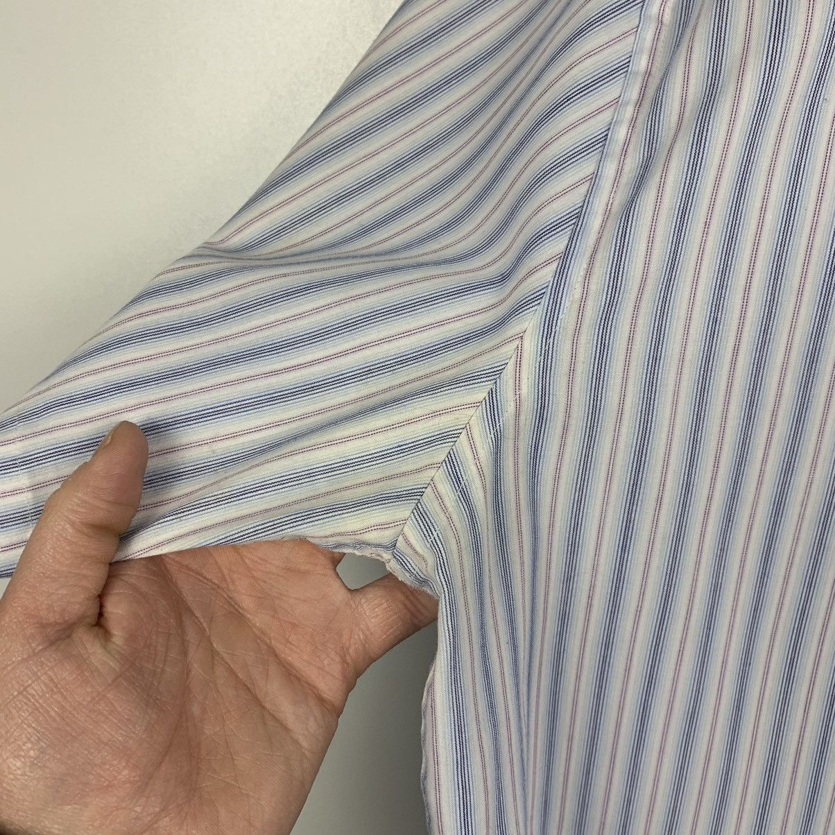Yves Saint Laurent Vintage Yves Saint Laurent Striped Shirt Short Sleeve Size L Size US L / EU 52-54 / 3 - 8 Thumbnail