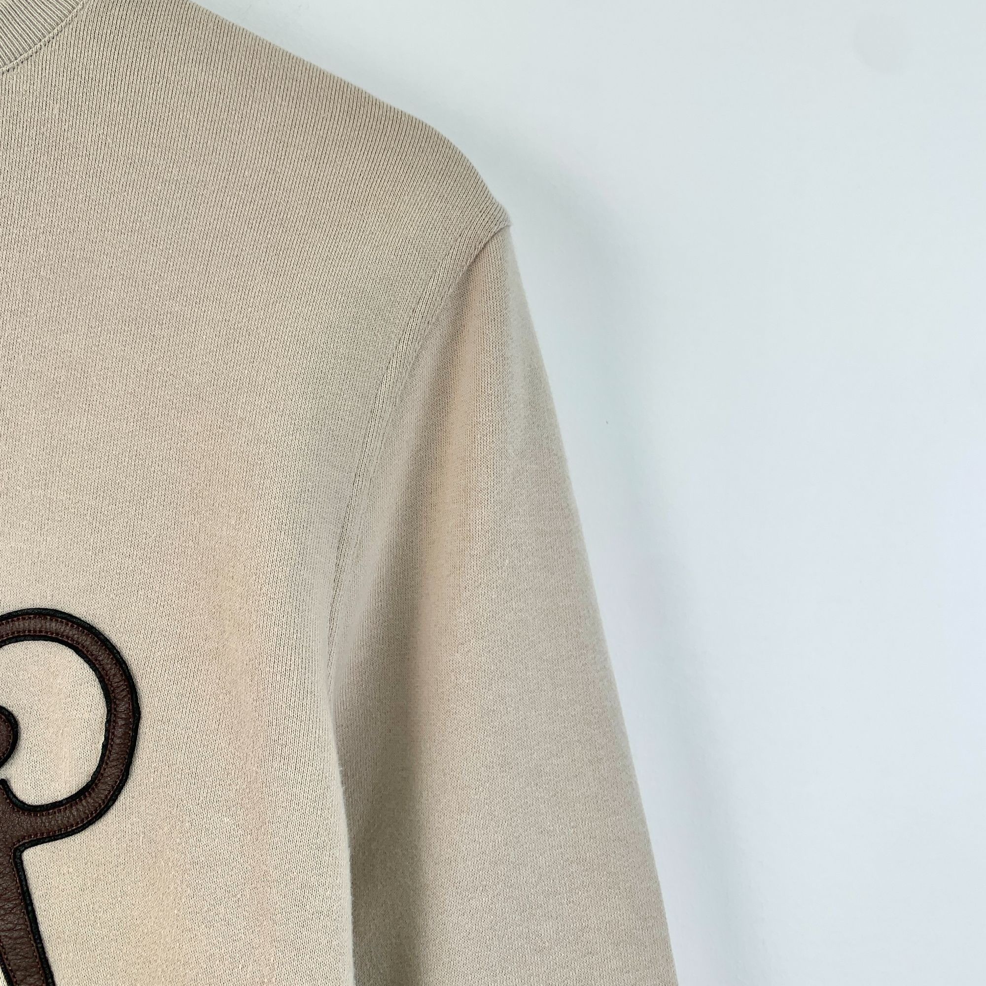 Hermes Hermes XS Khaki Horseshoe Buckle Patchwork Long-Sleeved Swea Size XS / US 0-2 / IT 36-38 - 6 Thumbnail