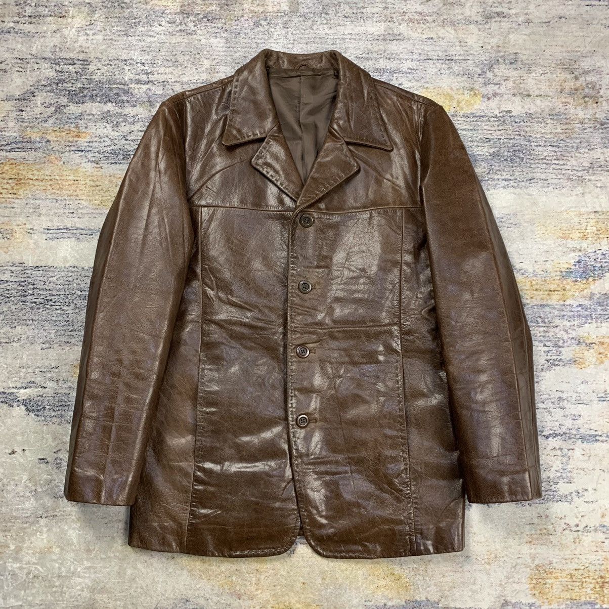 Tornado Mart Tornado mart leather blazer Size US M / EU 48-50 / 2 - 1 Thumbnail