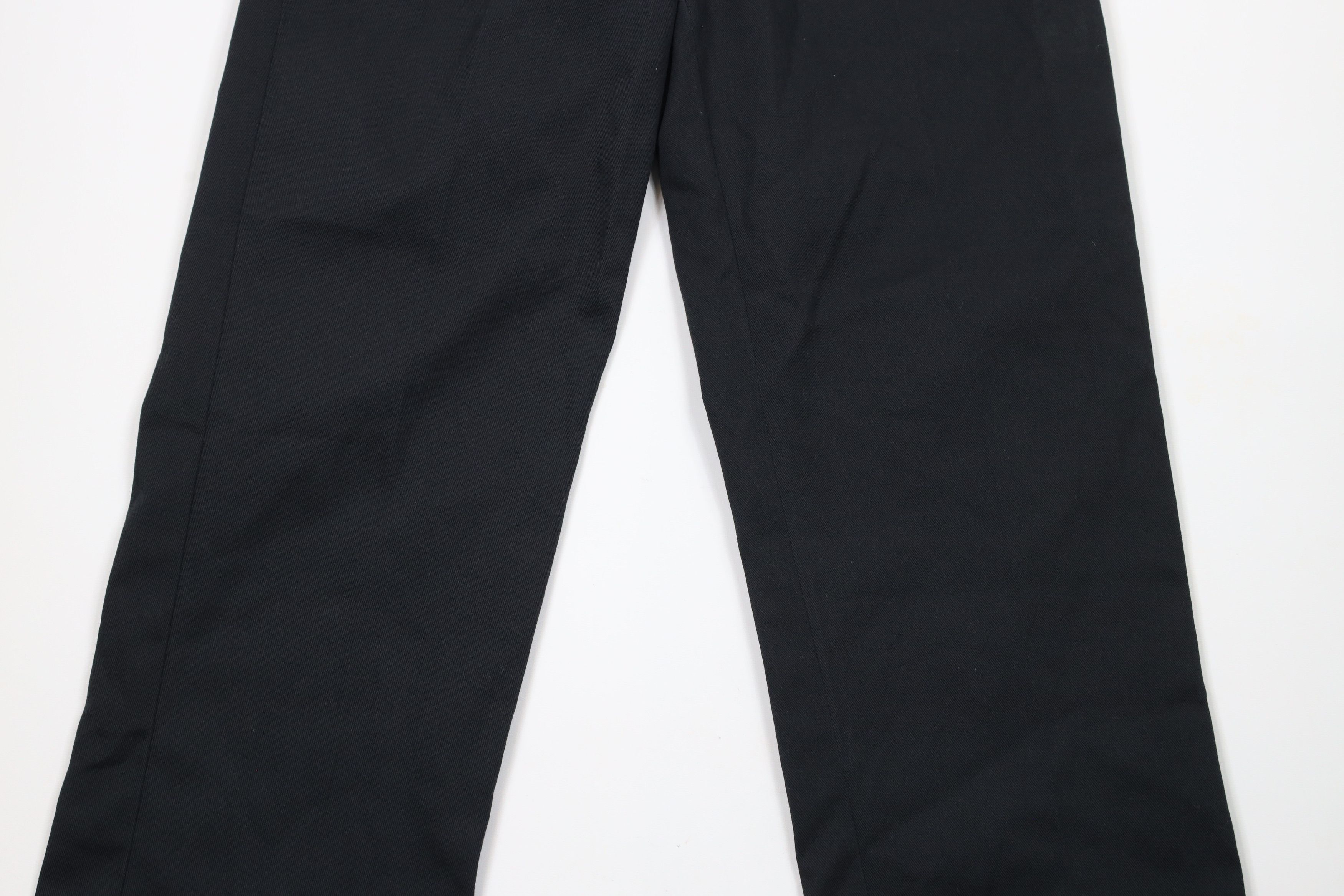 Dickies × Vintage Vintage Y2K Dickies Spell Out Wide Leg Workwear Pants Black Size US 36 / EU 52 - 3 Thumbnail