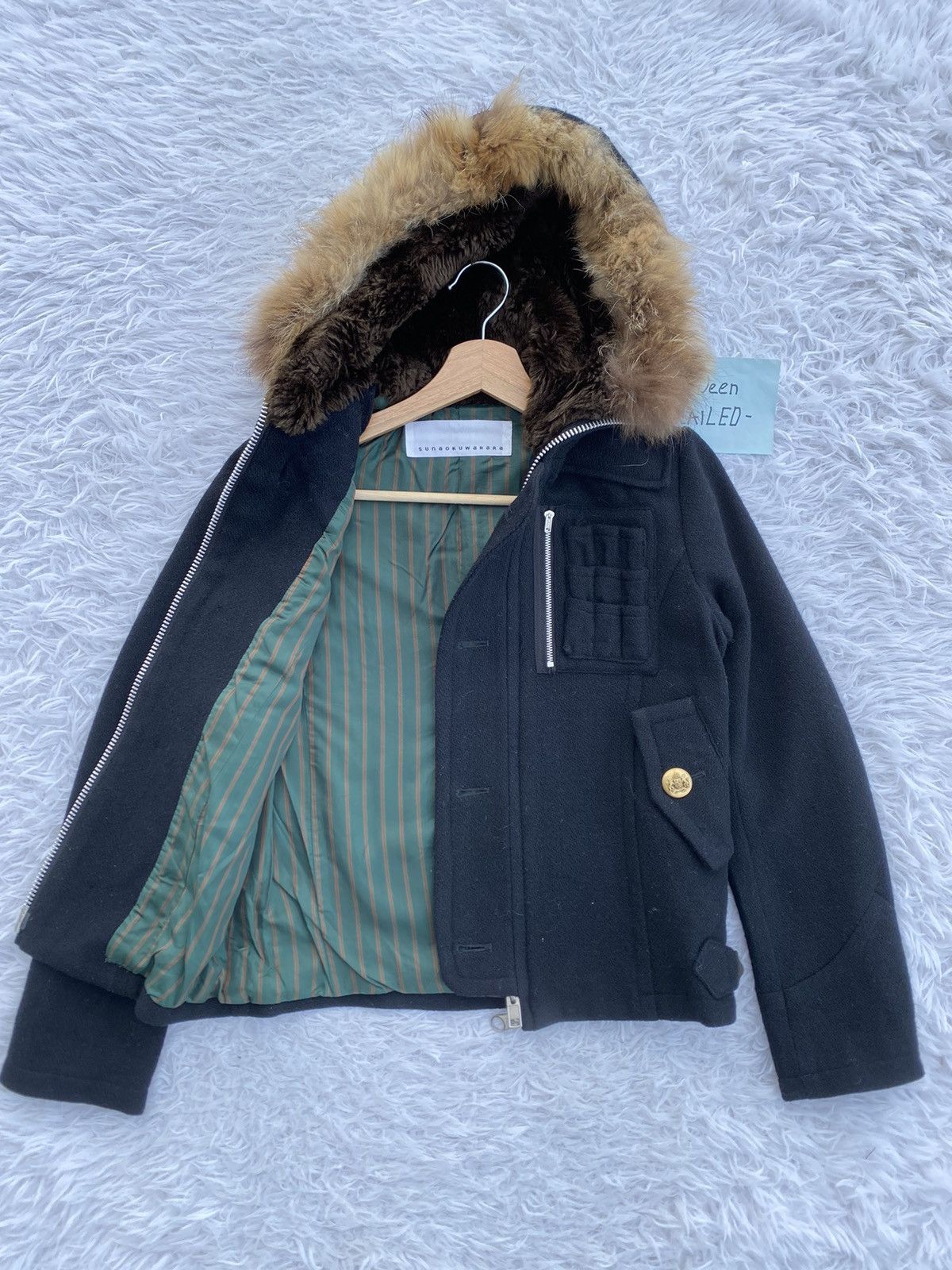 Issey Miyake Rare Sunao Kuwahara Issey Miyake Wool Jacket Size US S / EU 44-46 / 1 - 8 Thumbnail
