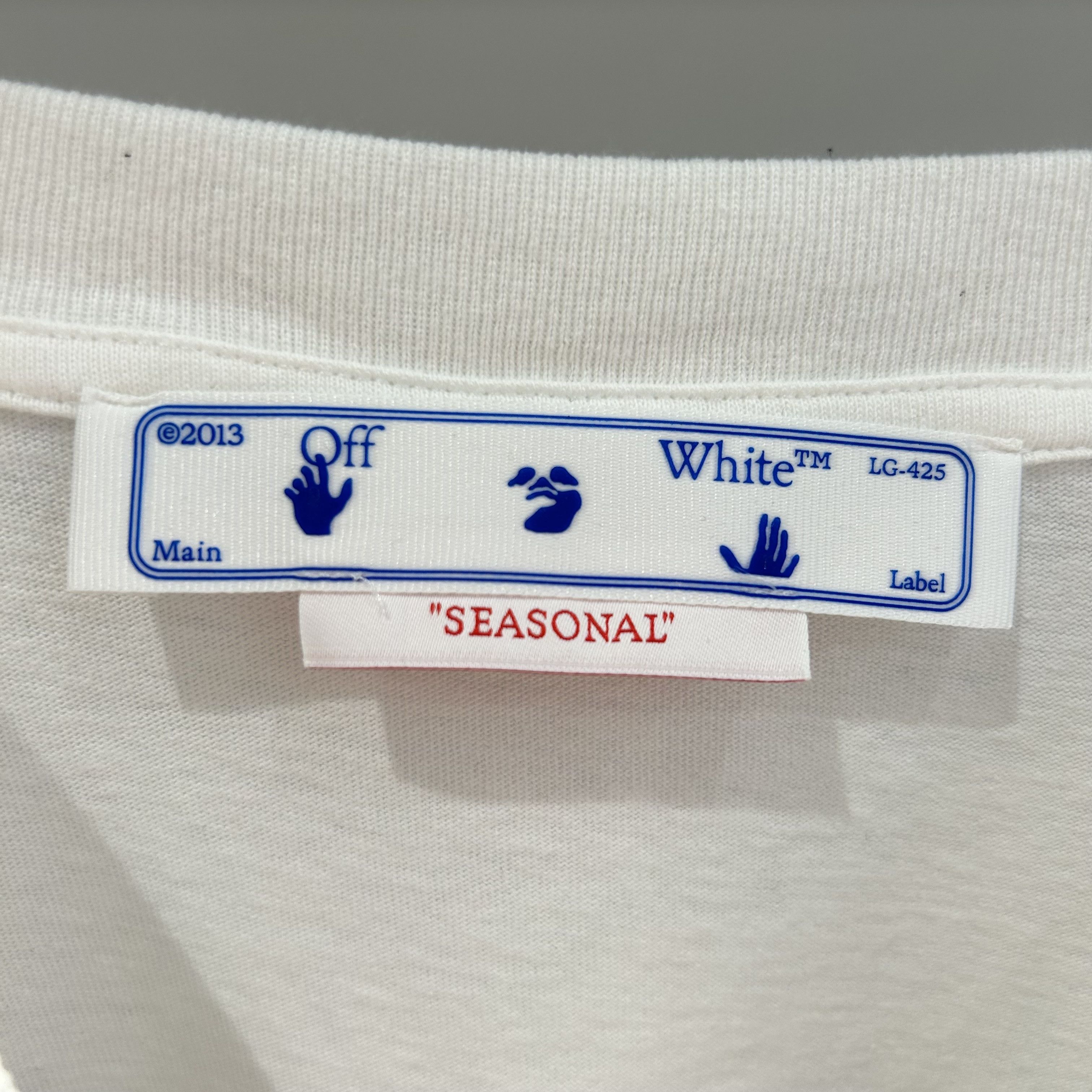 Off-White Off-White Wizard Graffiti Tee Size US XL / EU 56 / 4 - 4 Thumbnail