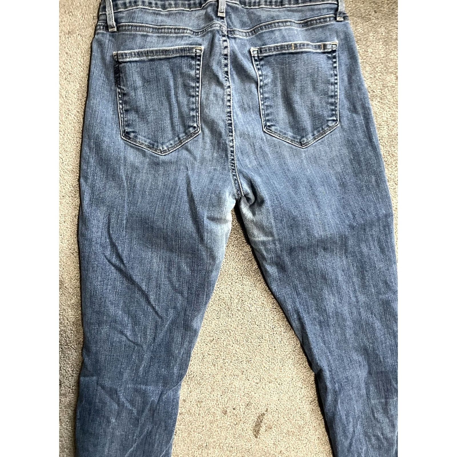 Paige PAIGE Verdugo Skinny Jeans Size 32 Ankle Distressed Medium Wash Women's Size 24" / US 00 / IT 34 - 4 Thumbnail