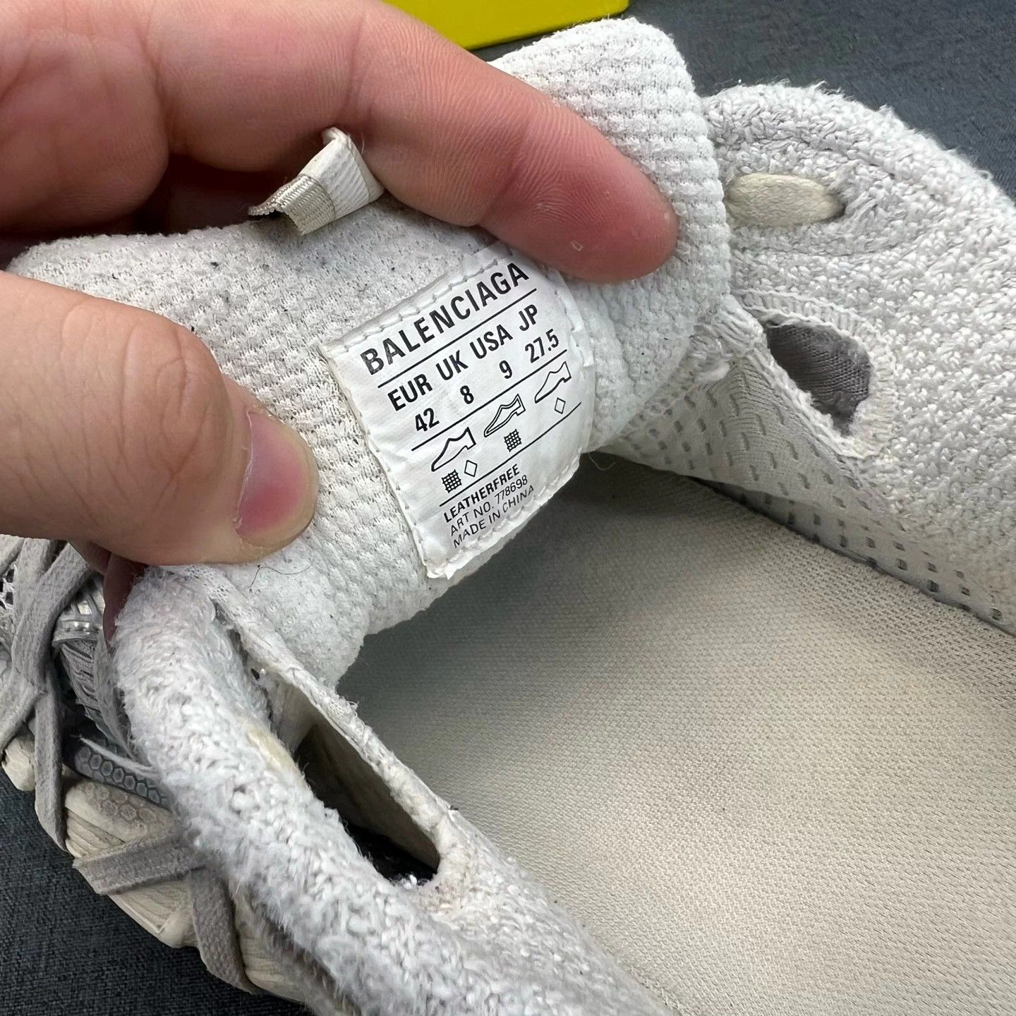 Balenciaga Balenciaga 3XL Crazy Strap Gray EU42 New Size US 9 / EU 42 - 8 Thumbnail
