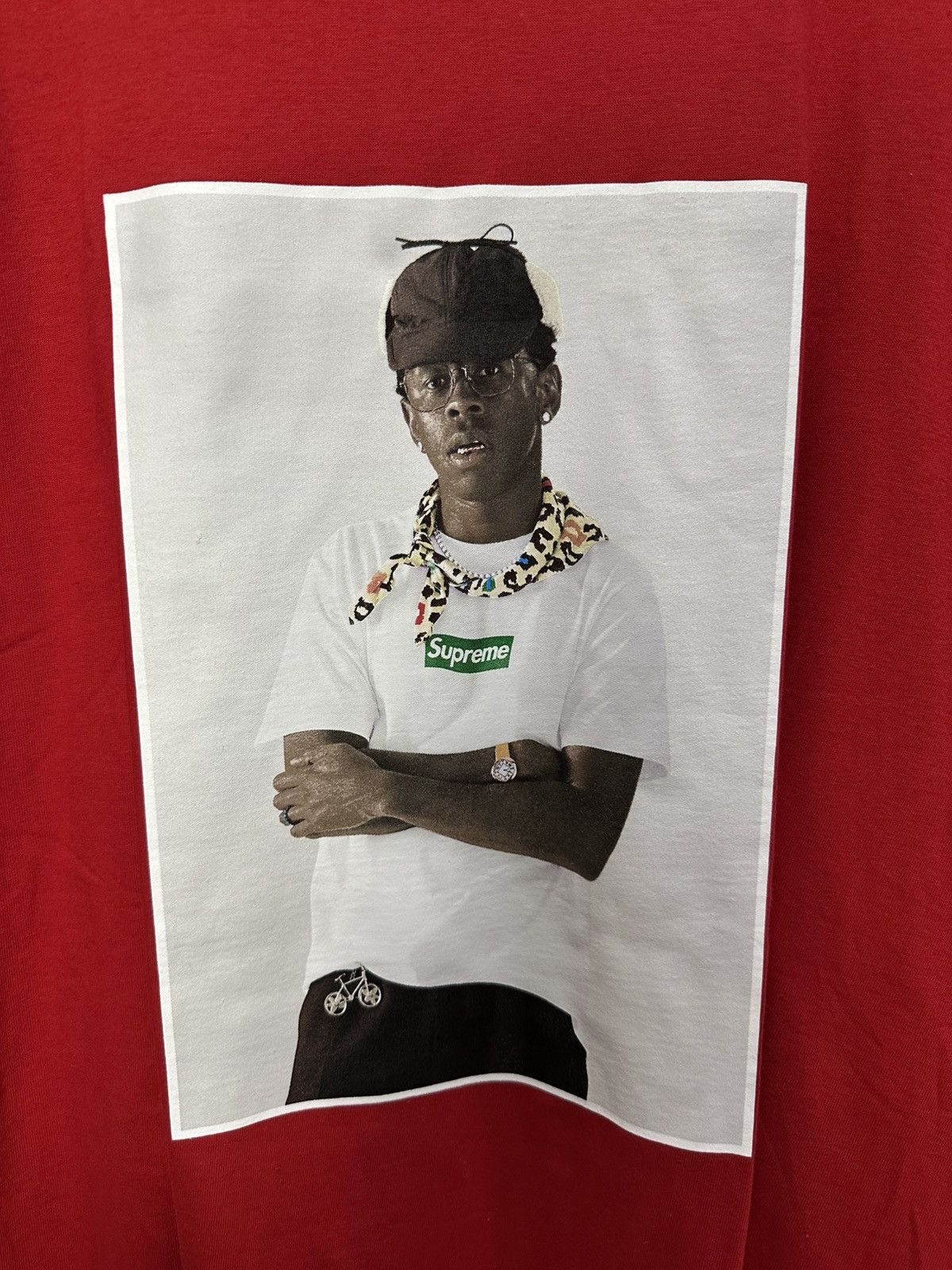 Supreme Tyler The Creator Supreme Tee Red Size US XL / EU 56 / 4 - 3 Thumbnail