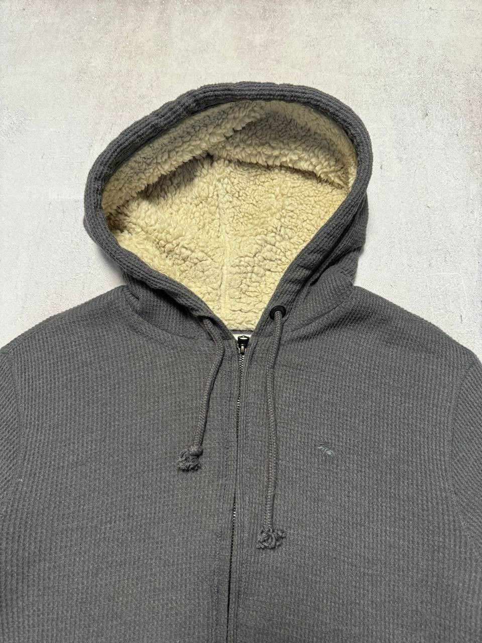Abercrombie & Fitch Vintage Abercrombie Fitch Fur Jacket Hoodie Y2K 90s Size US M / EU 48-50 / 2 - 5 Thumbnail