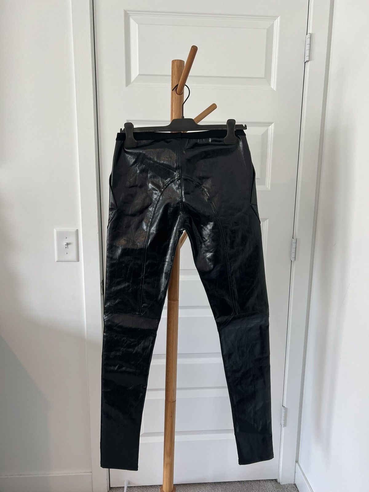 Rick Owens RICK OWENS waxed Denim Leggings Size 28" / US 6 / IT 42 - 2 Thumbnail