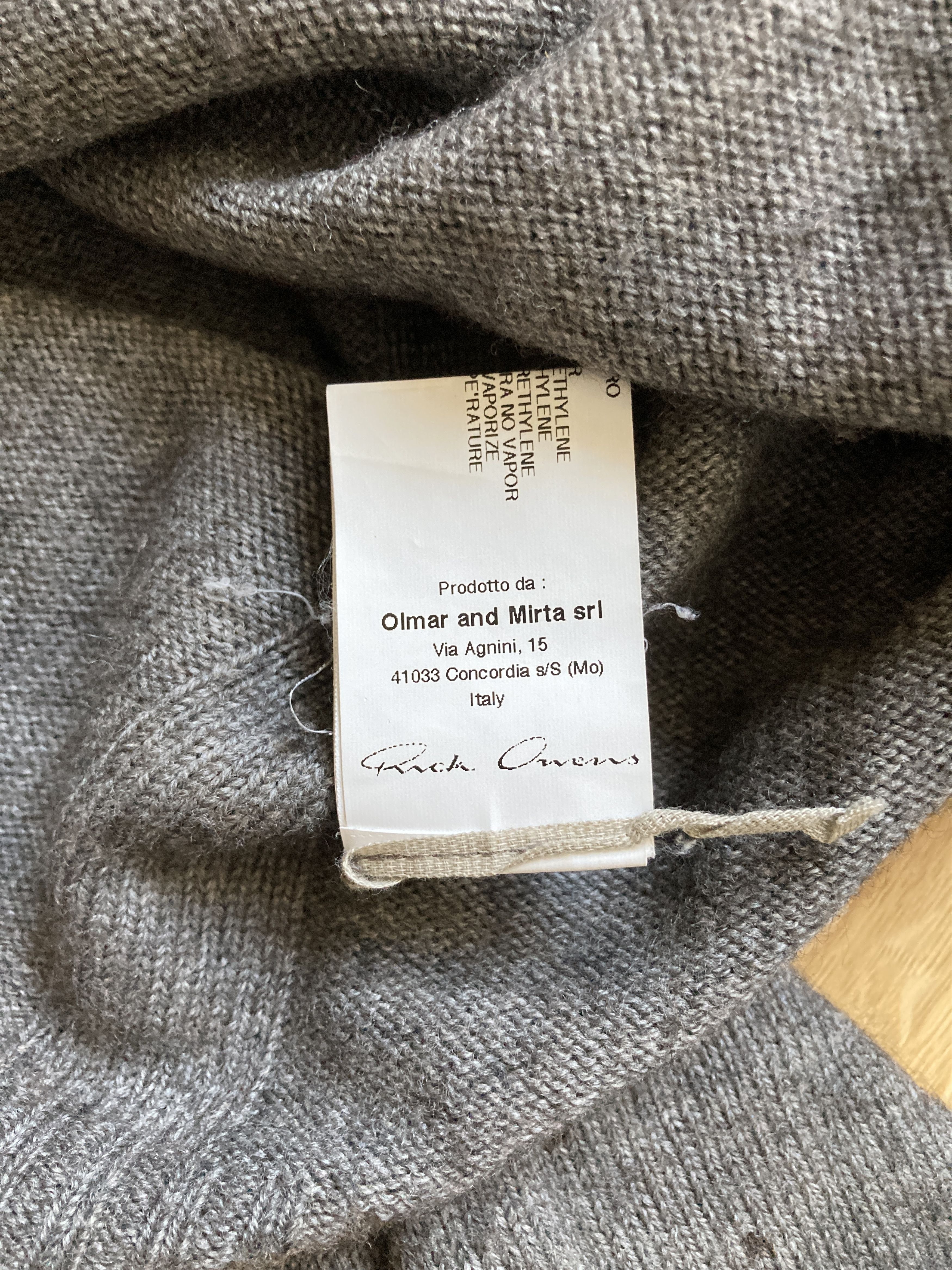 Rick Owens F/W 12 "MOUNTAIN" Oversized Runway Yak/Wool Rollneck Knit M Size US L / EU 52-54 / 3 - 18 Thumbnail